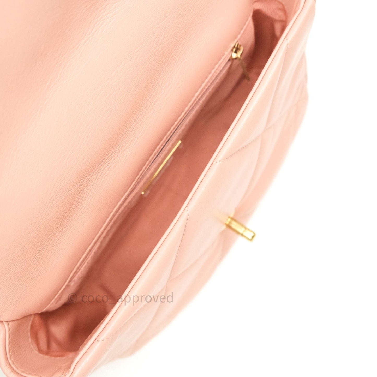Chanel 19 Small Goatskin Rose Pink Mixed Hardware