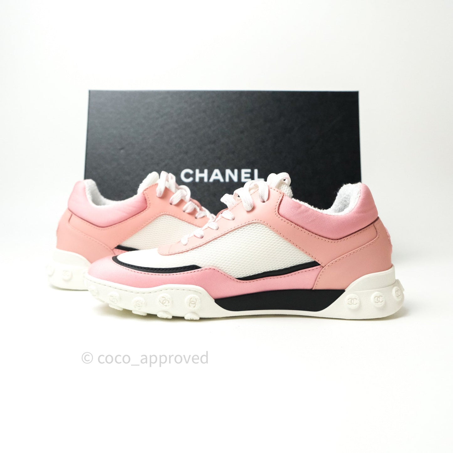 Chanel CC Trainers Pink 38