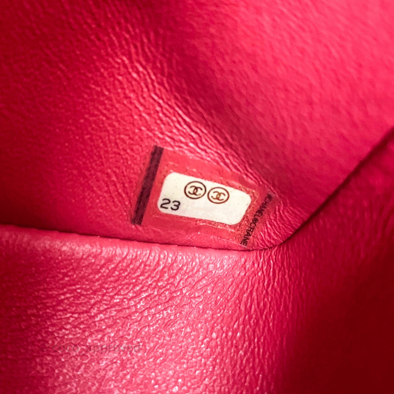 Chanel Classic M/L Medium Double Flap Dark Pink Caviar Gold Hardware