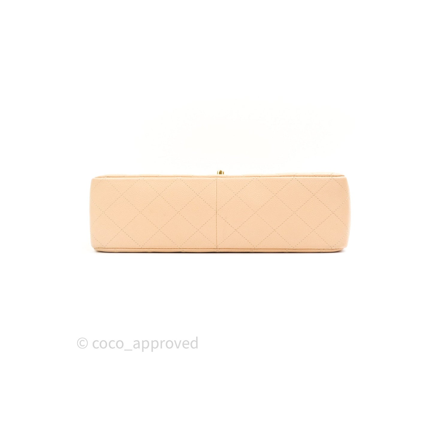 Chanel Classic Jumbo Single Flap Beige Caviar Gold Hardware⁣⁣