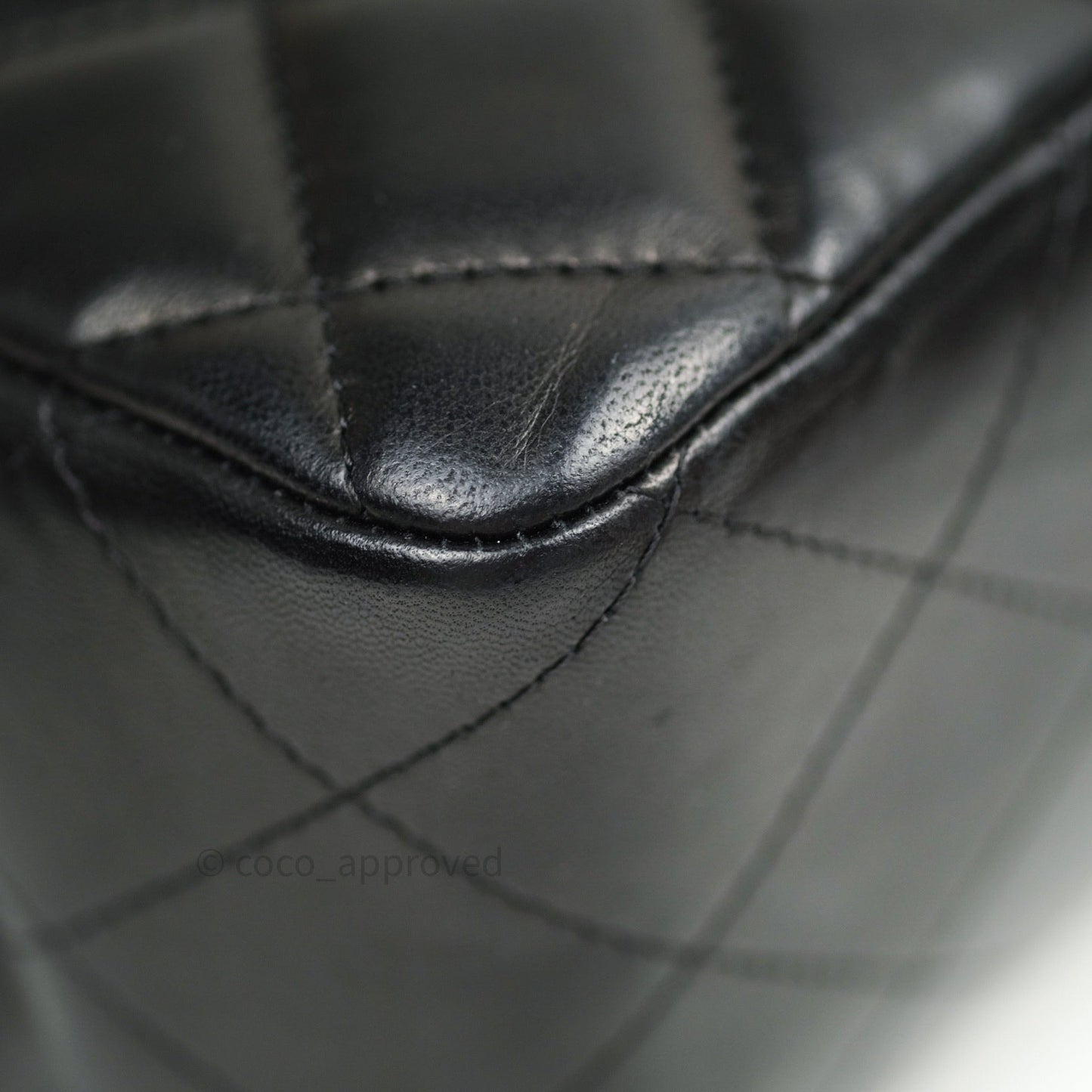 Chanel Jumbo Single Flap Black Lambskin Silver Hardware⁣⁣