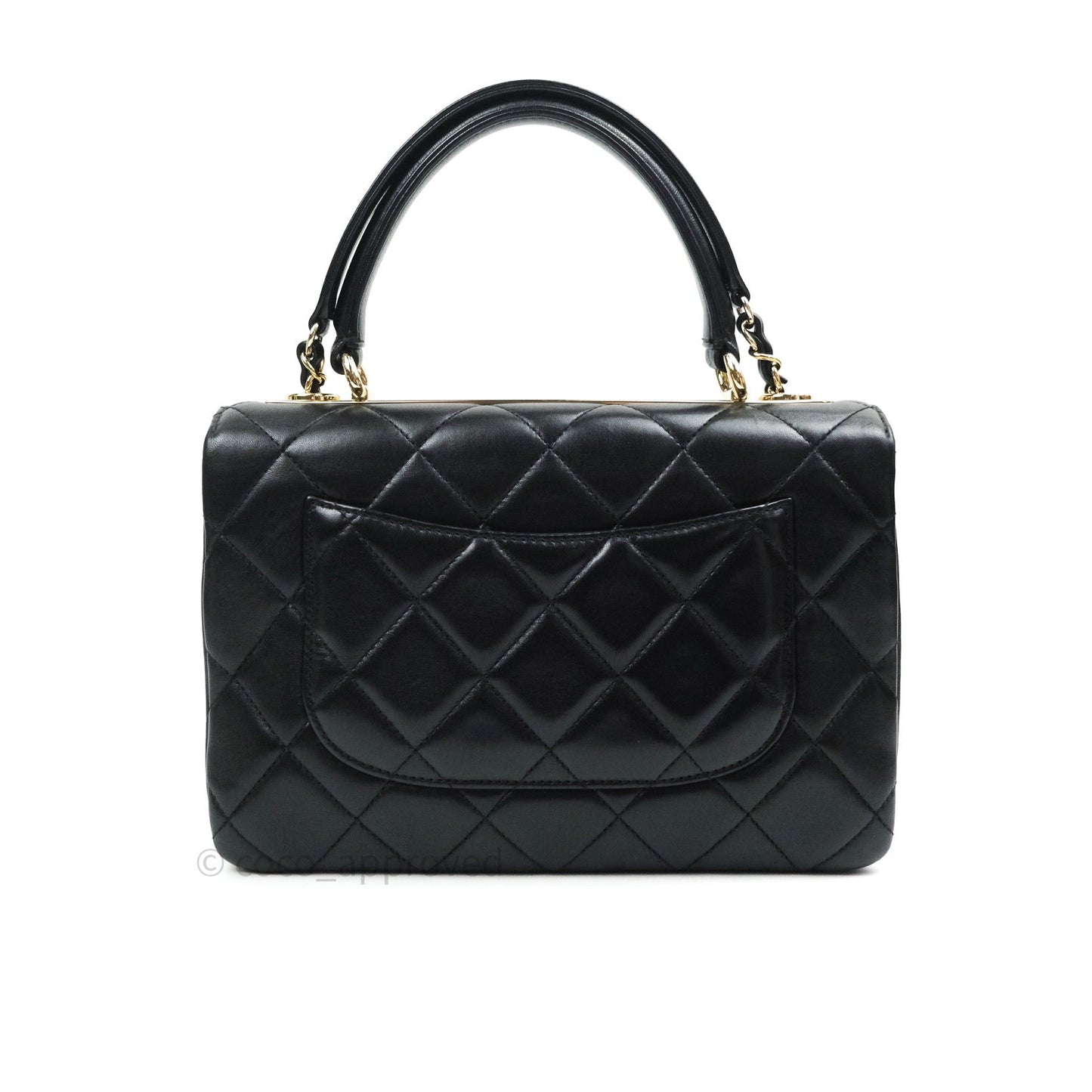 Chanel Trendy CC Small Black Lambskin Gold Hardware