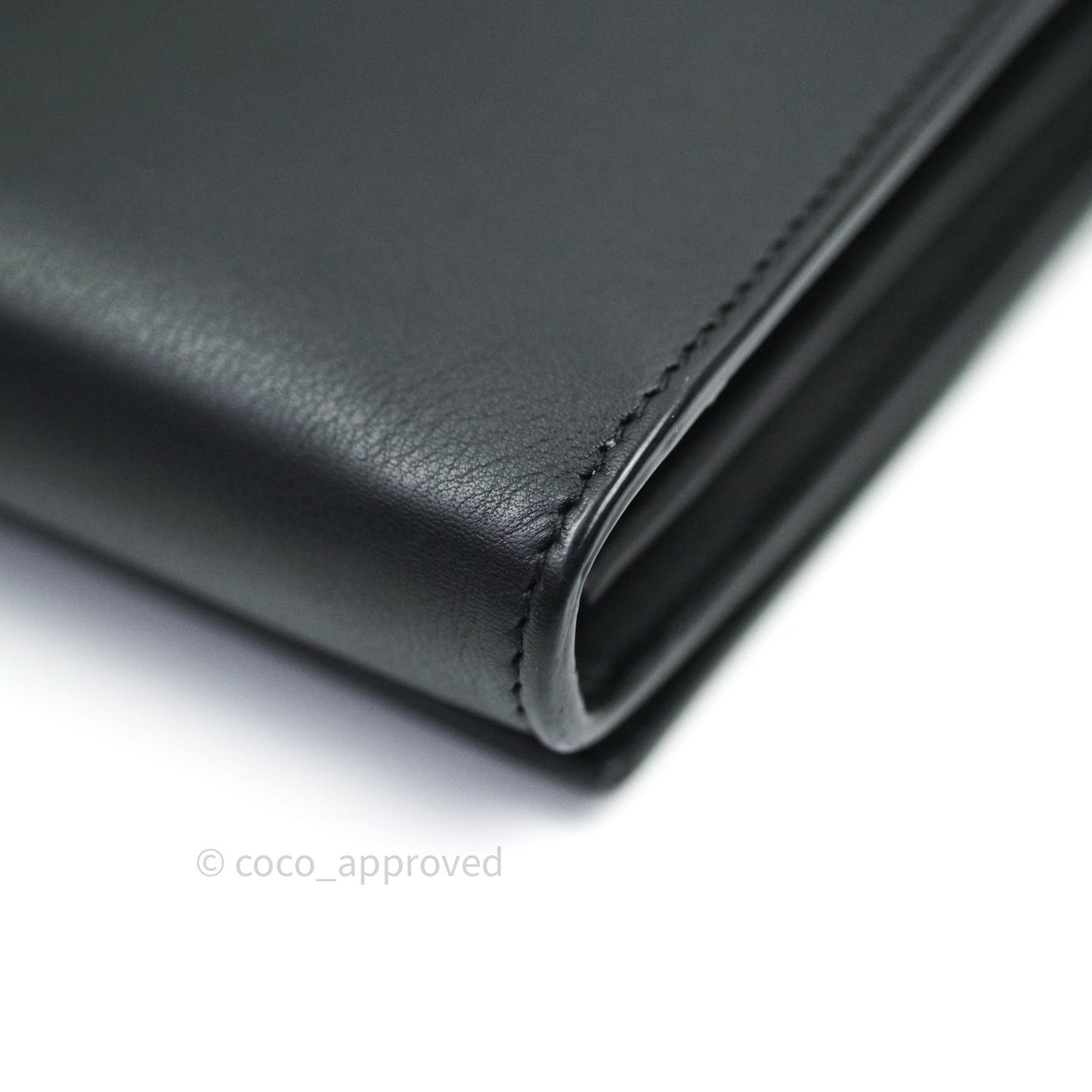 Saint Laurent Wallet on Chain Black Gold Hardware