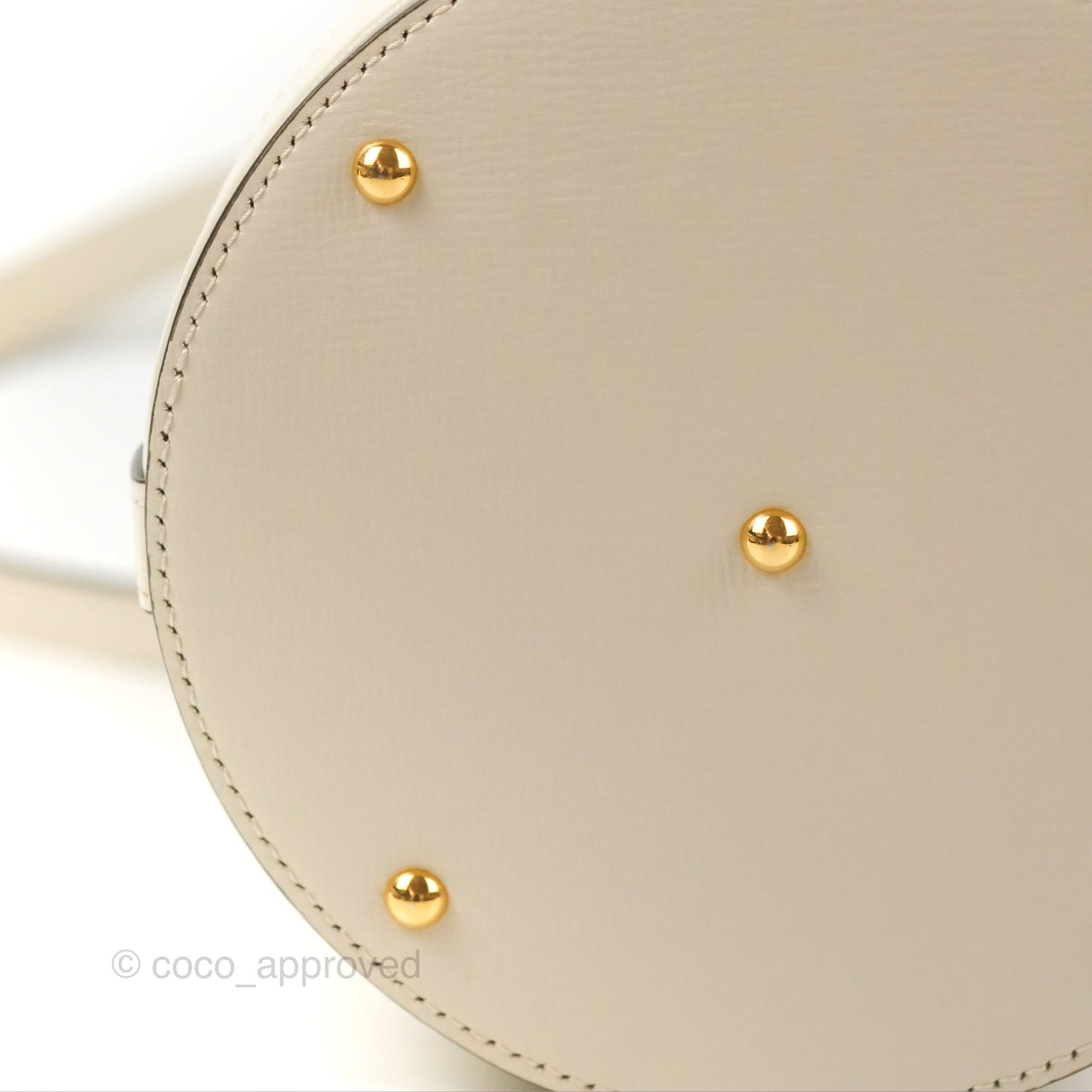 Gucci Horsebit 1955 Small Bucket Bag Cream