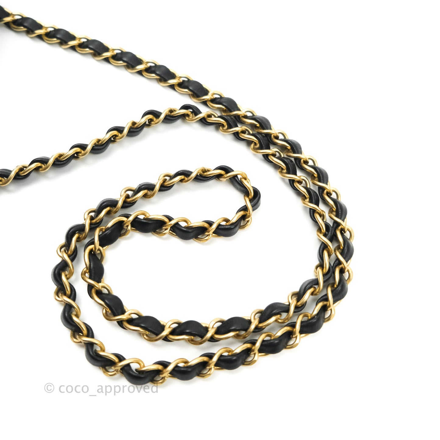 Chanel Mini Square Black Lambskin Aged Gold Hardware