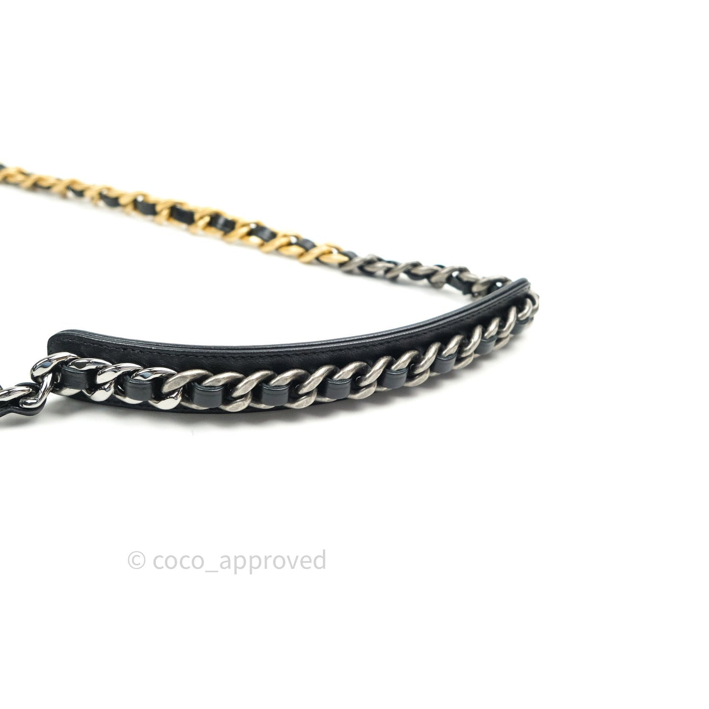 Chanel 19 Small Black Goatskin Mixed Hardware 20S