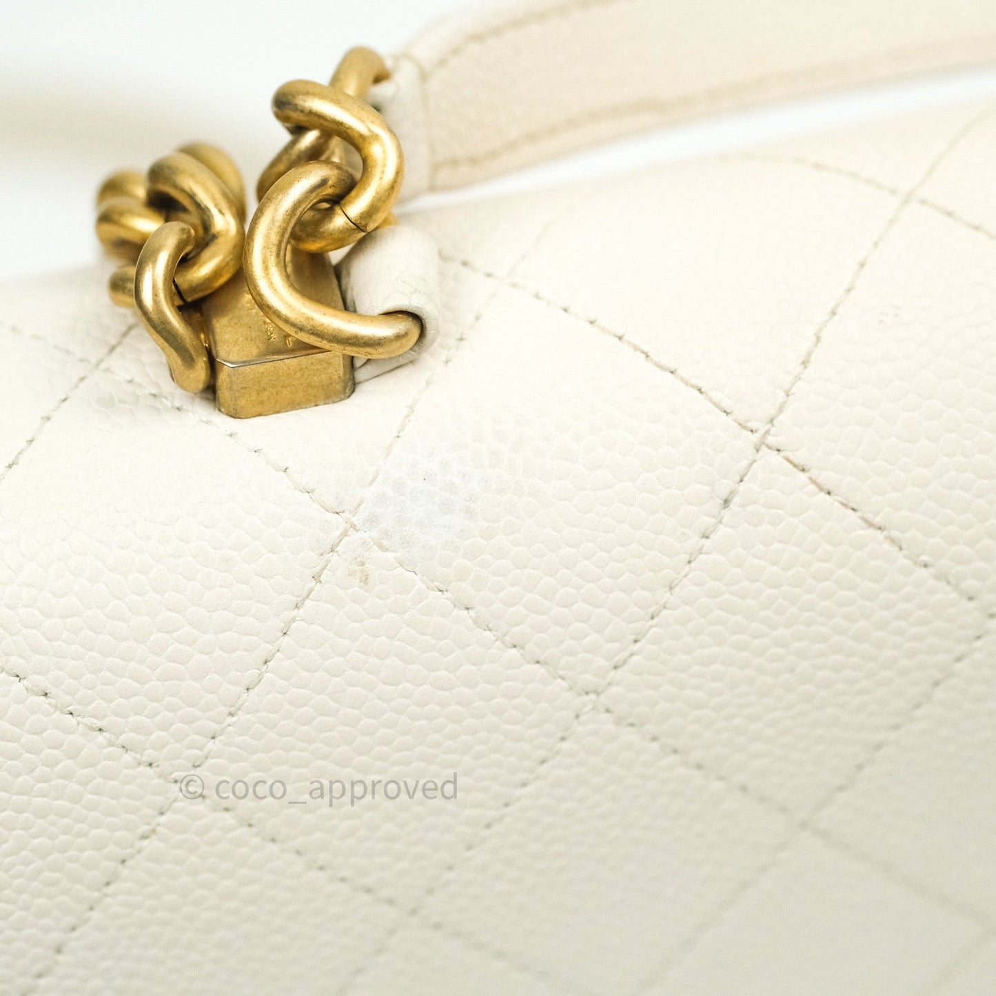 Chanel Chic Affinity Medium Grained Calfskin White Gold Hardware