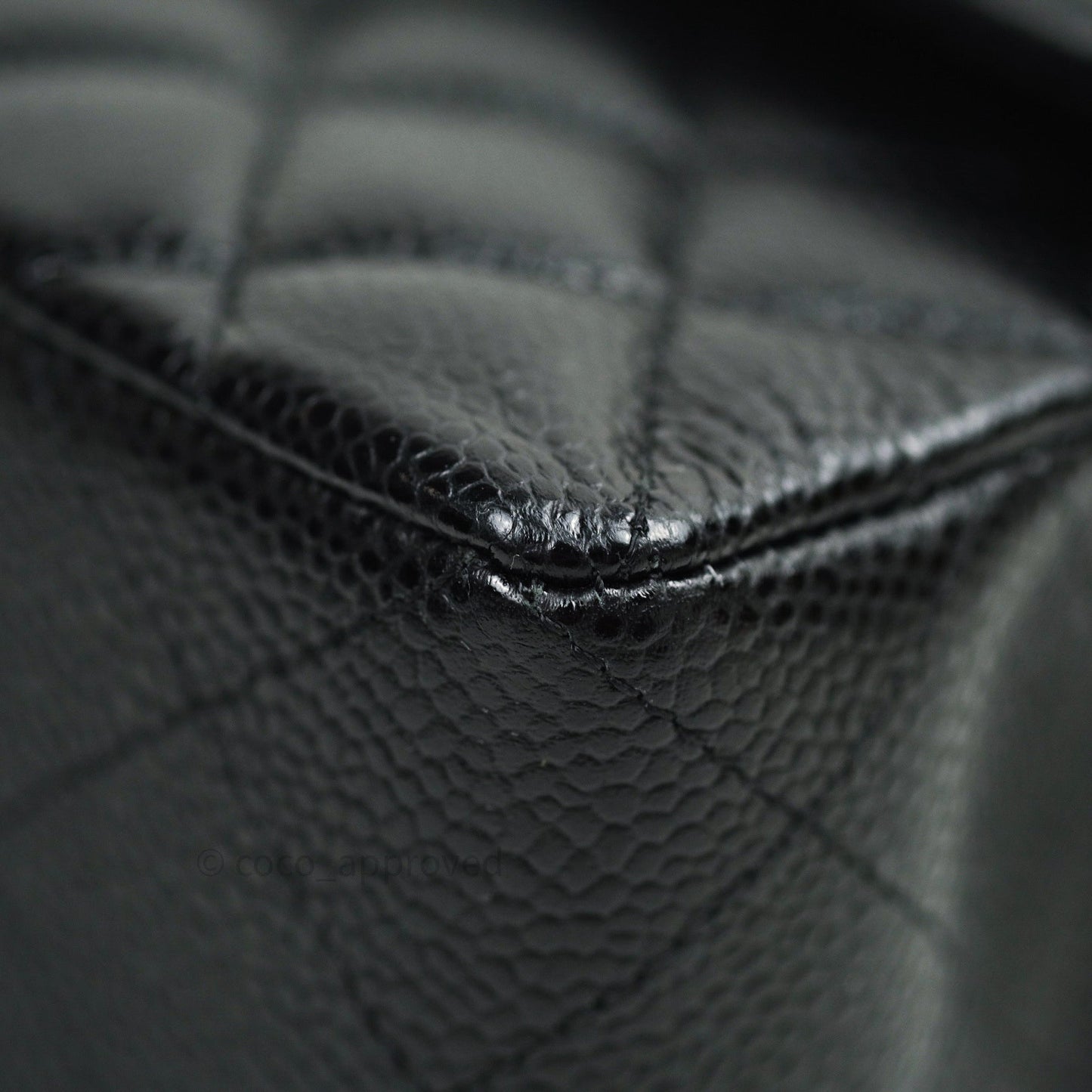Chanel Classic Small S/M Flap Black Caviar Silver Hardware