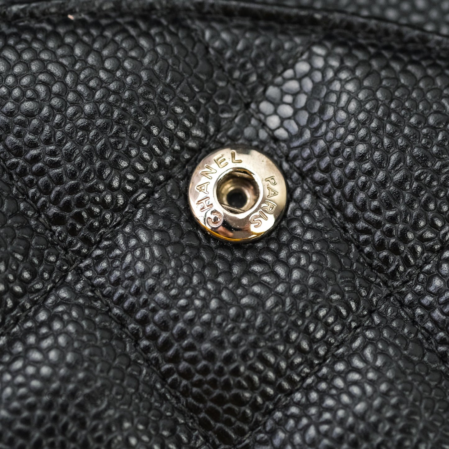 Chanel Jumbo Double Flap Black Caviar Silver Hardware⁣⁣