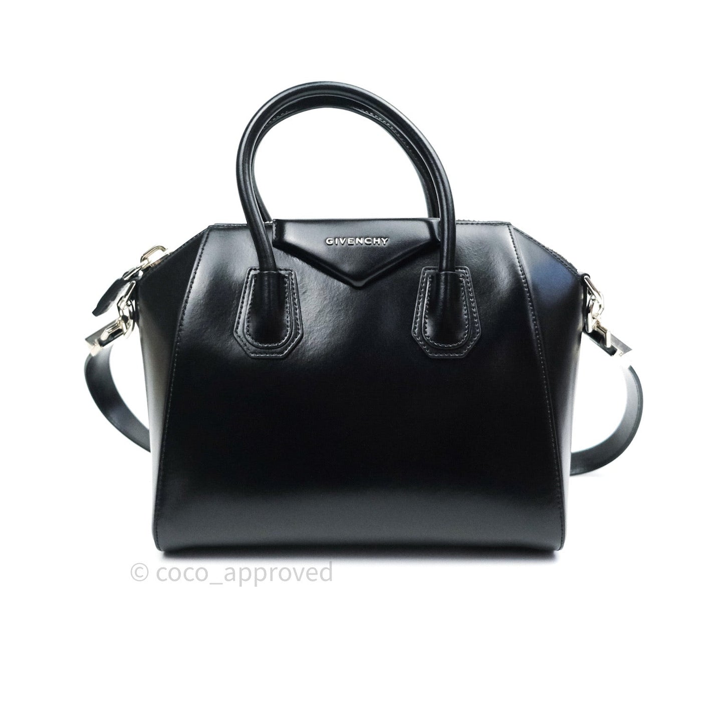 Givenchy Antigona Small Black Calfskin Silver Hardware