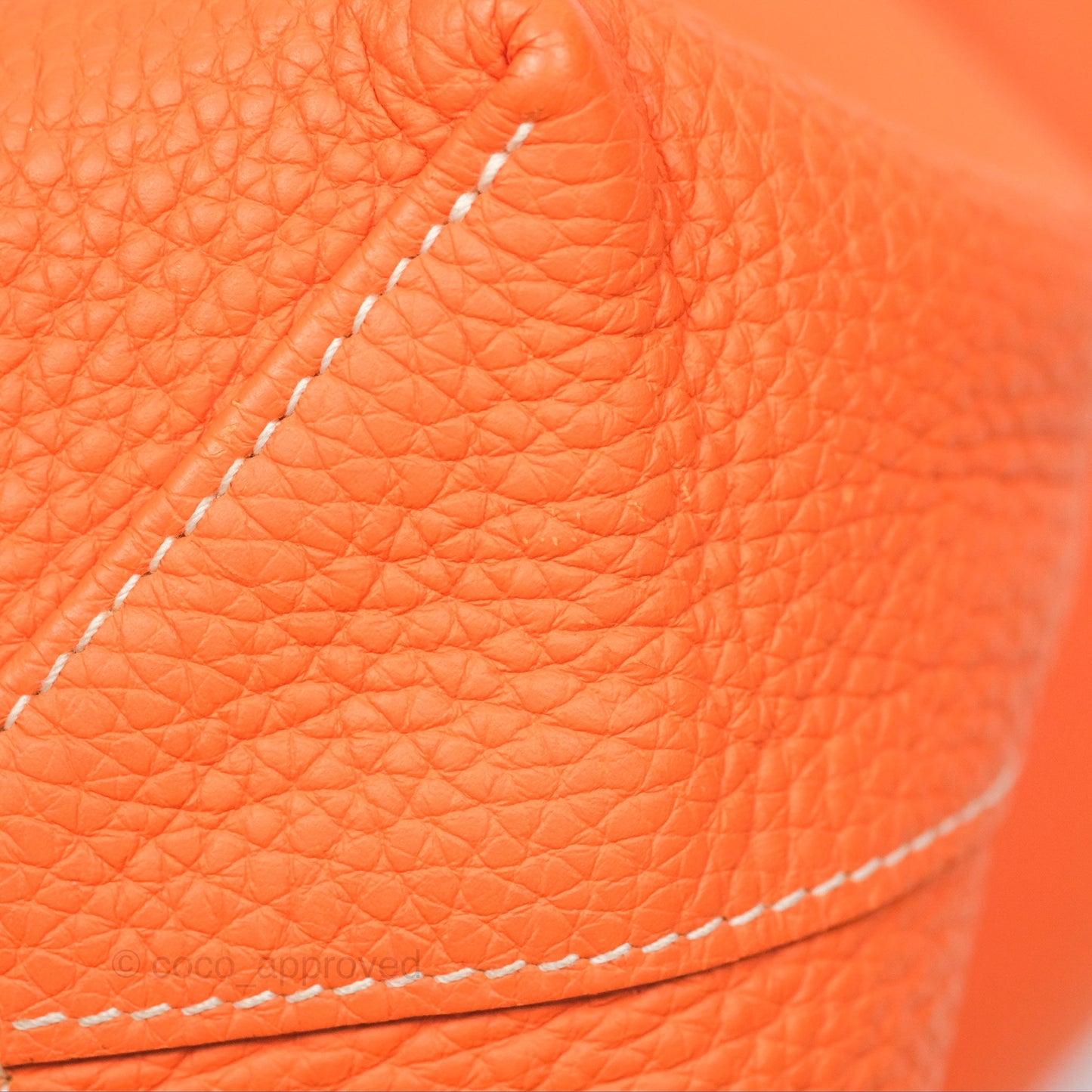 Hermès Double Sens Tote 36 Gold/ Orange Clemence