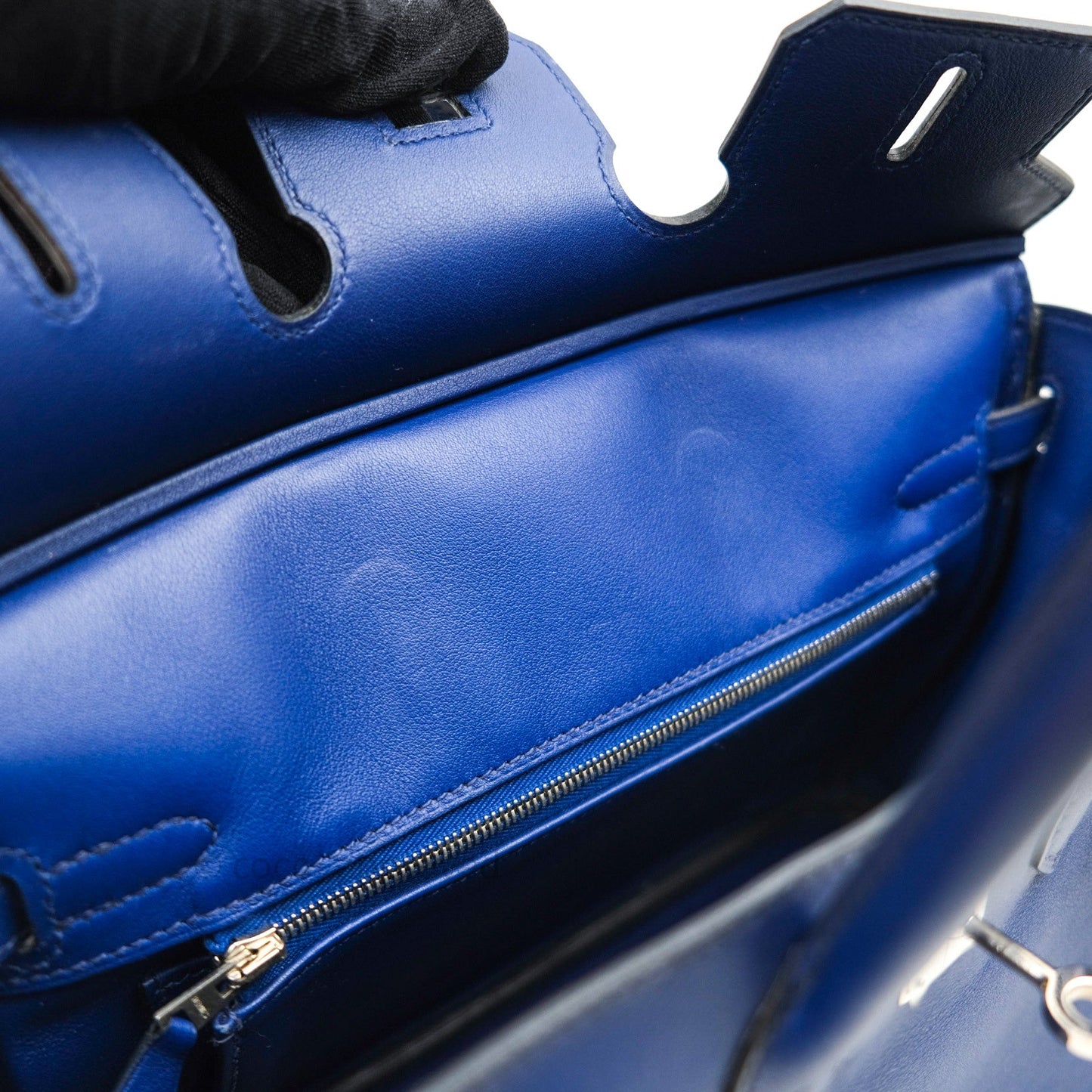 Hermès Birkin 25 Bleu Sapphir Swift Palladium Hardware