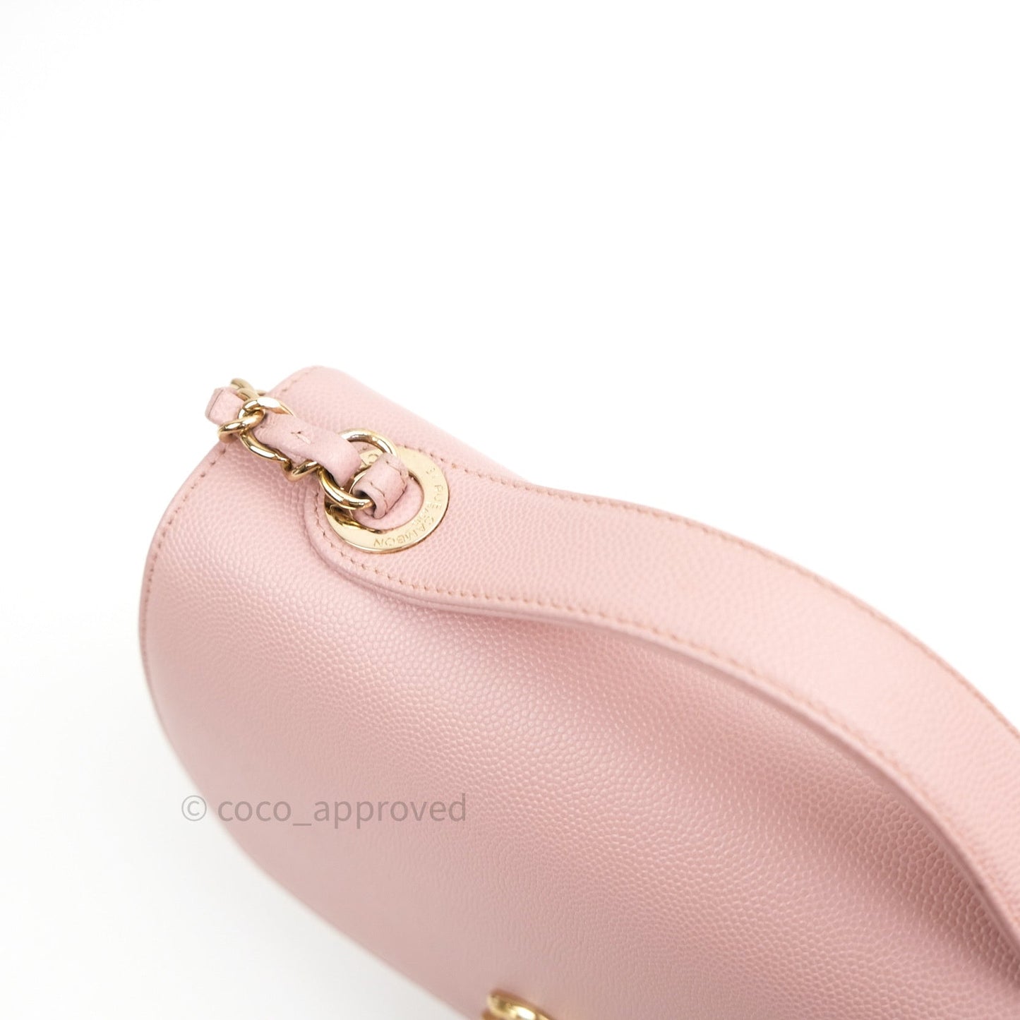 Chanel Quilted Medium Business Affinity Flap Light Pink Light Gold Hardware