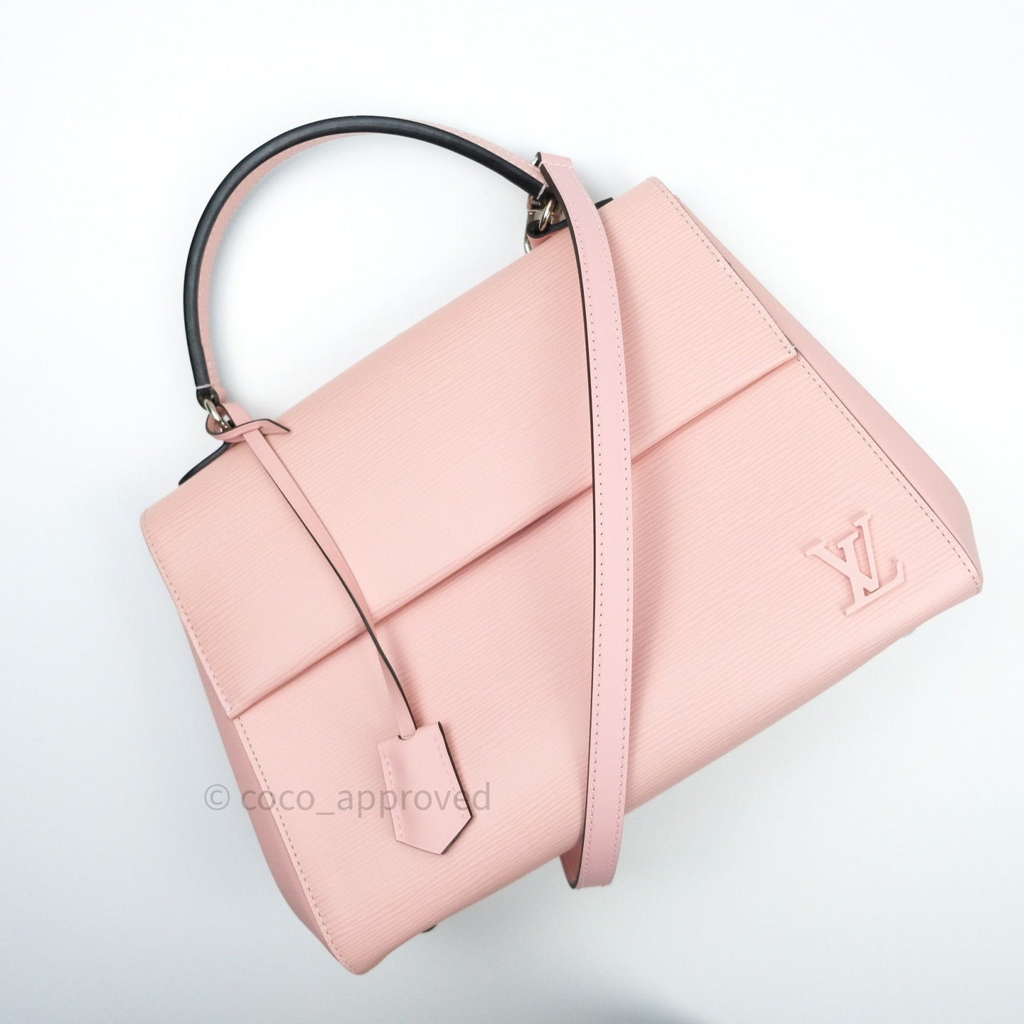 Louis Vuitton Epi Cluny MM Rose Ballerine