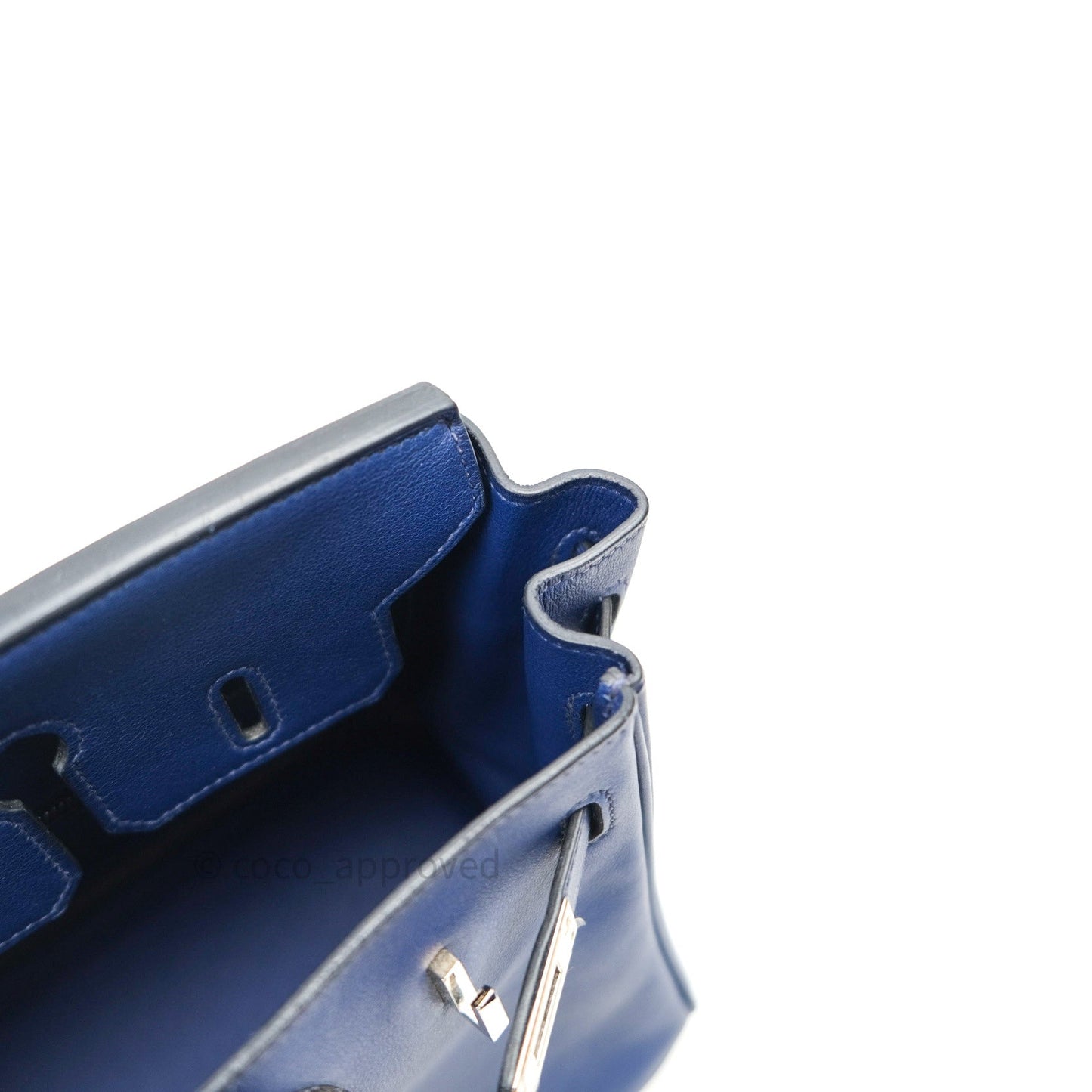 Hermès Birkin 25 Bleu Sapphir Swift Palladium Hardware