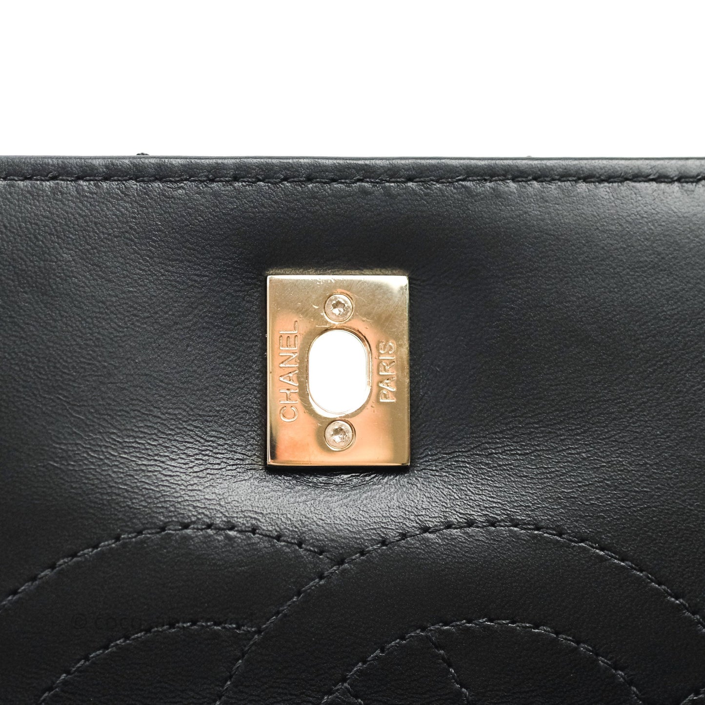 Chanel Trendy CC Chevron Small Black Lambskin Gold Hardware