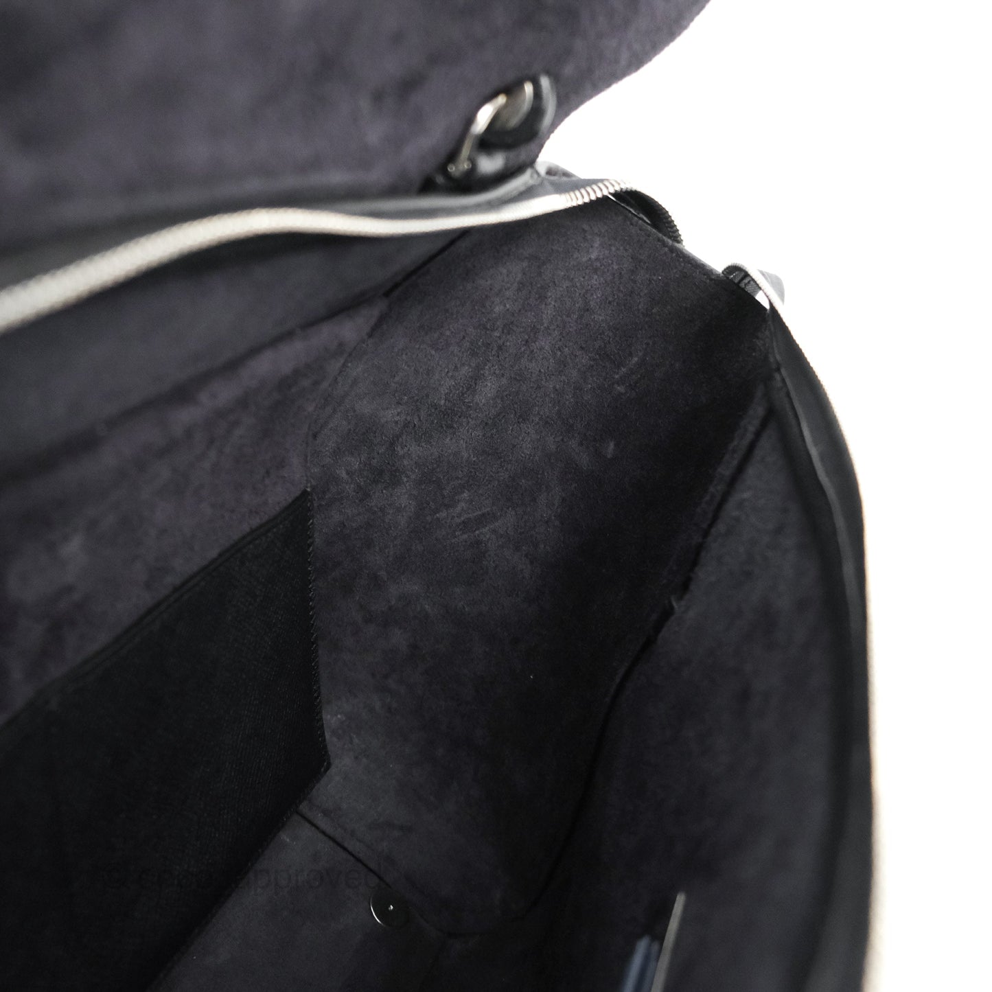 Celine Mini Belt Bag Dark Navy Grained Calfskin Silver Hardware