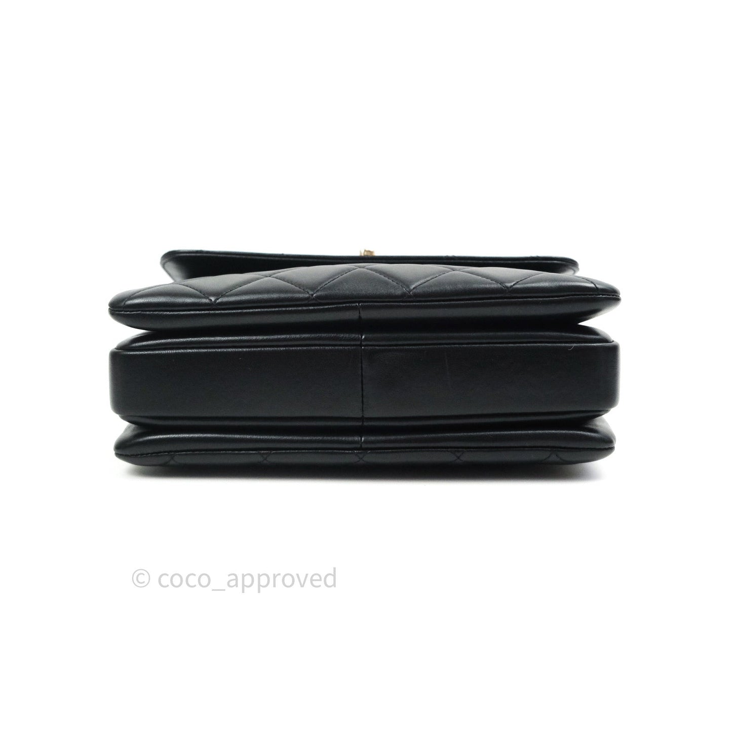 Chanel Trendy CC Small Black Lambskin Gold Hardware