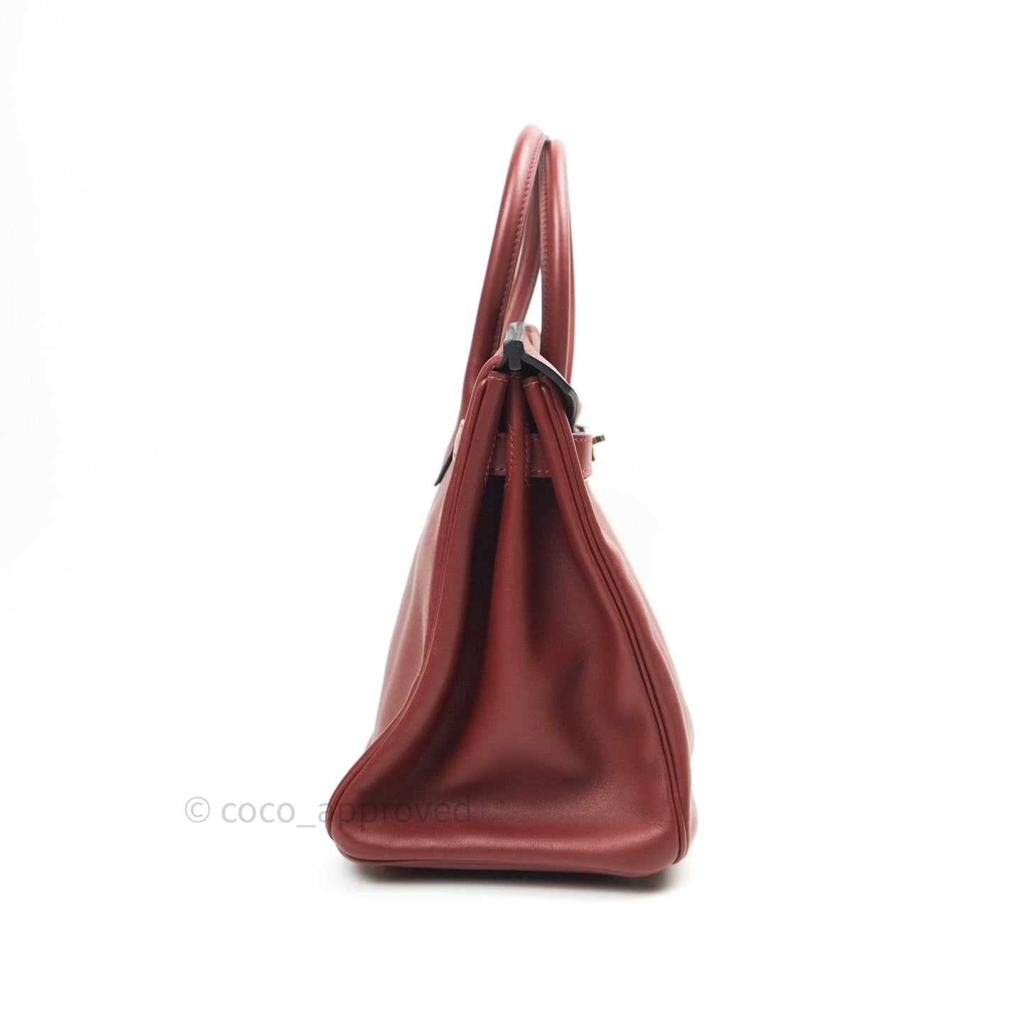 Hermès Birkin 30 Rouge H Swift Palladium Hardware