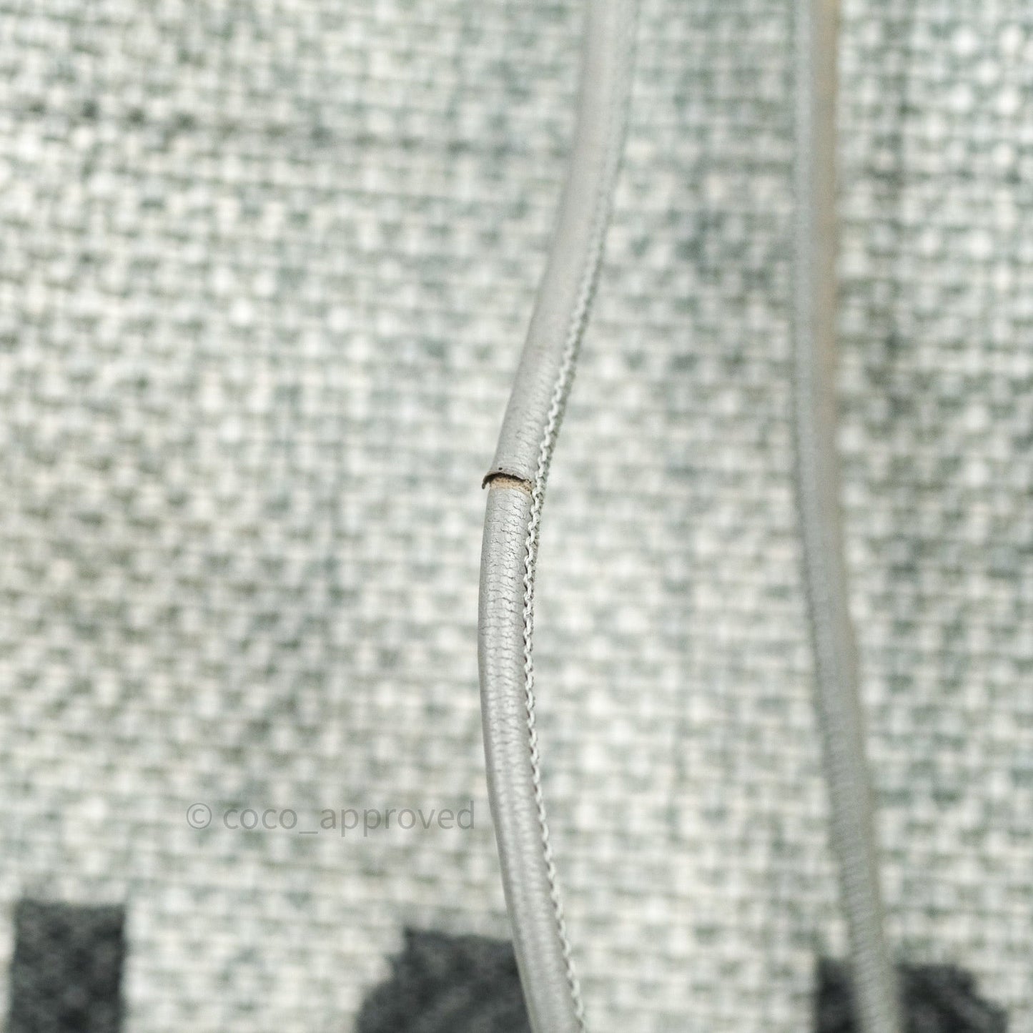 Chanel Canvas Deauville Backpack Grey