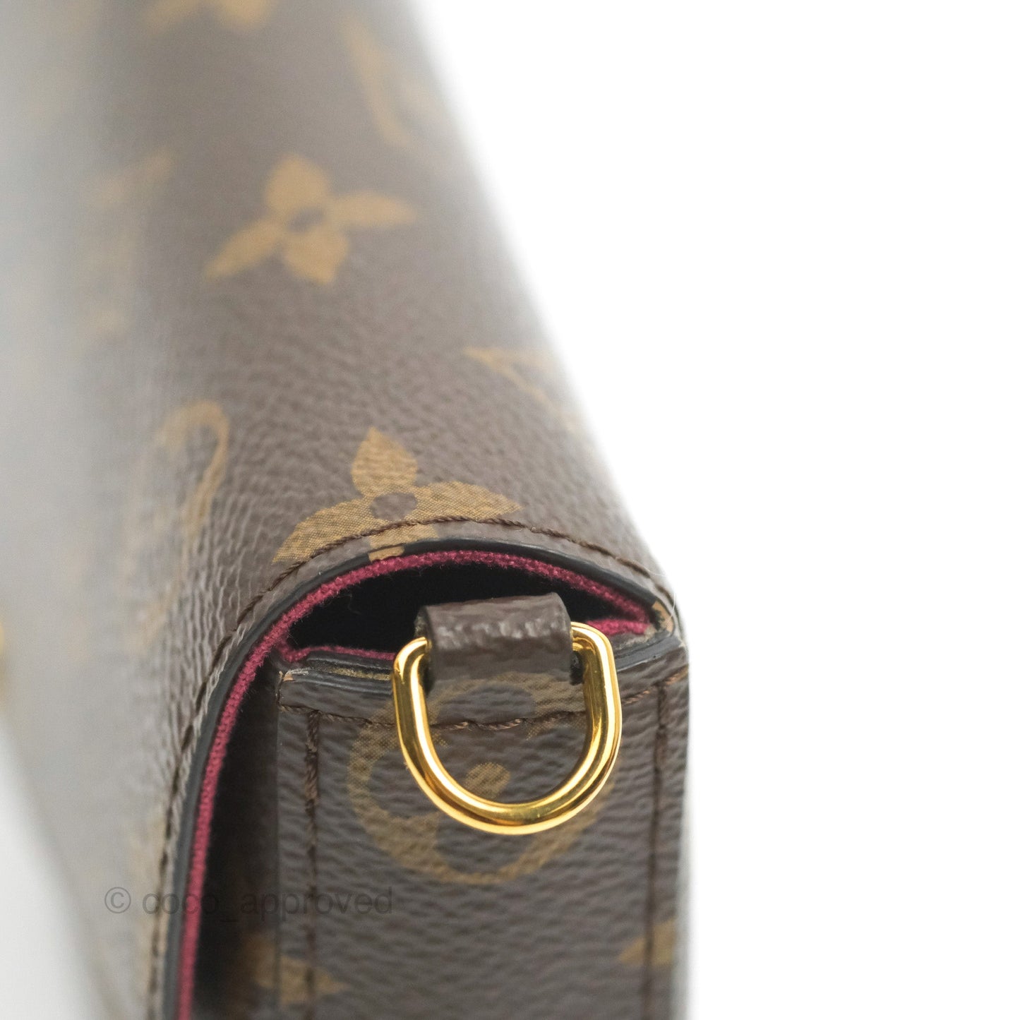 Louis Vuitton Félicie Pochette Monogram Canvas Fuchsia Pink