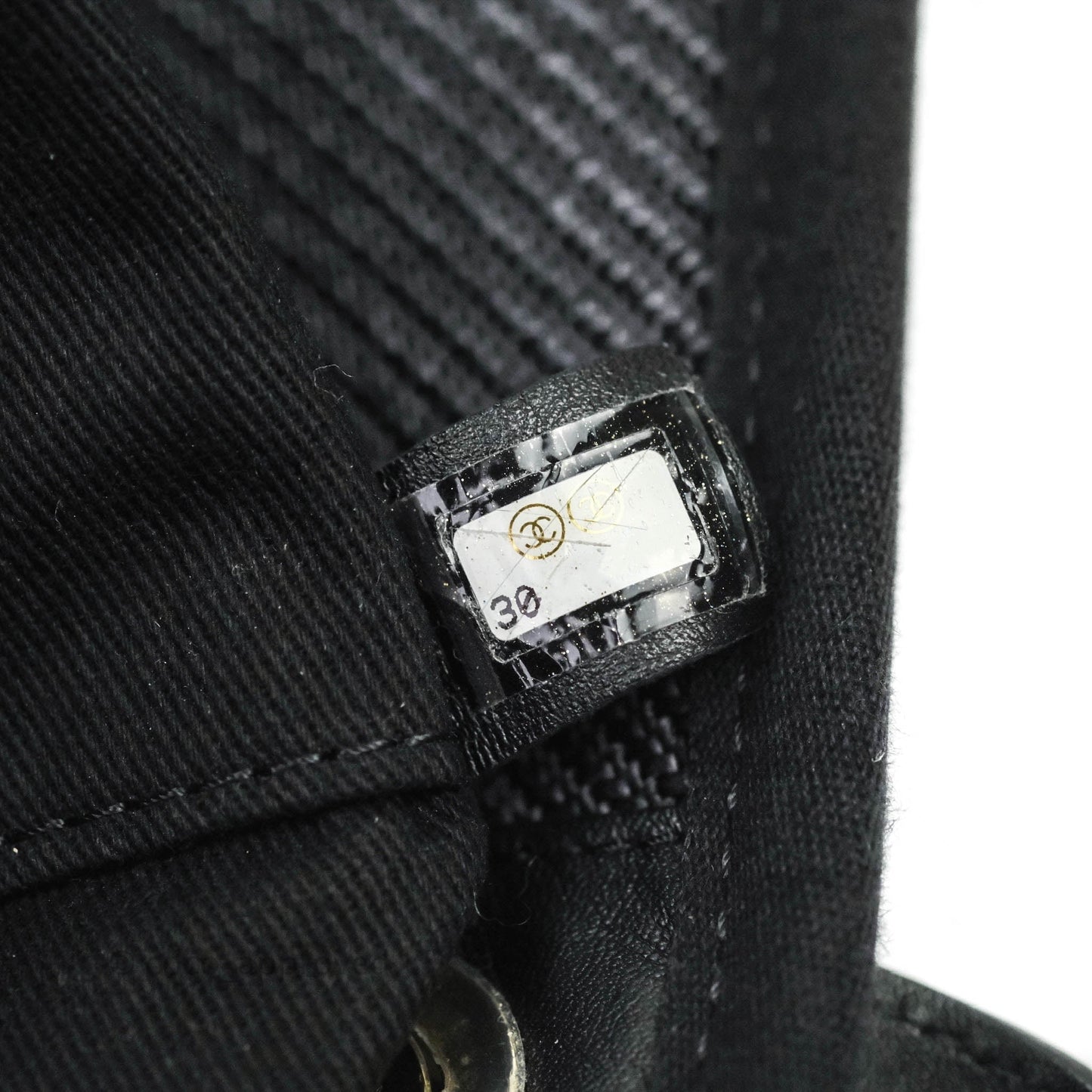 Chanel Large Deauville Charcoal Grey Canvas