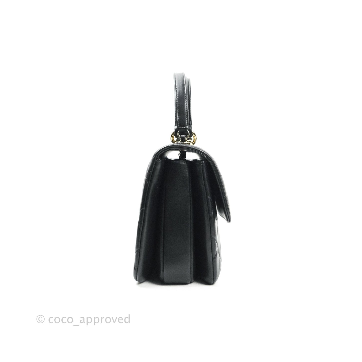 Chanel Trendy CC Small Black Lambskin Gold Hardware
