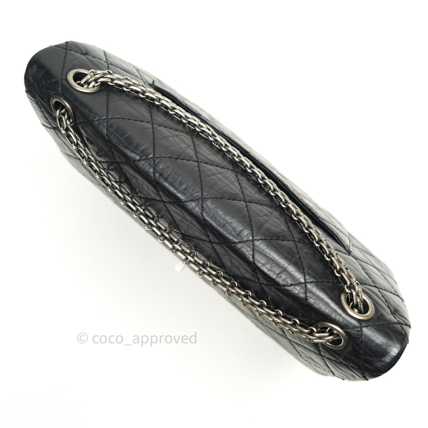 Chanel Reissue Quilted Aged Calfskin Black Ruthenium Hardware 226