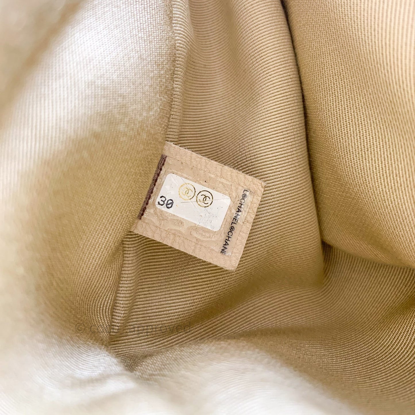 Chanel 19 Medium Beige Goatskin Mixed Hardware