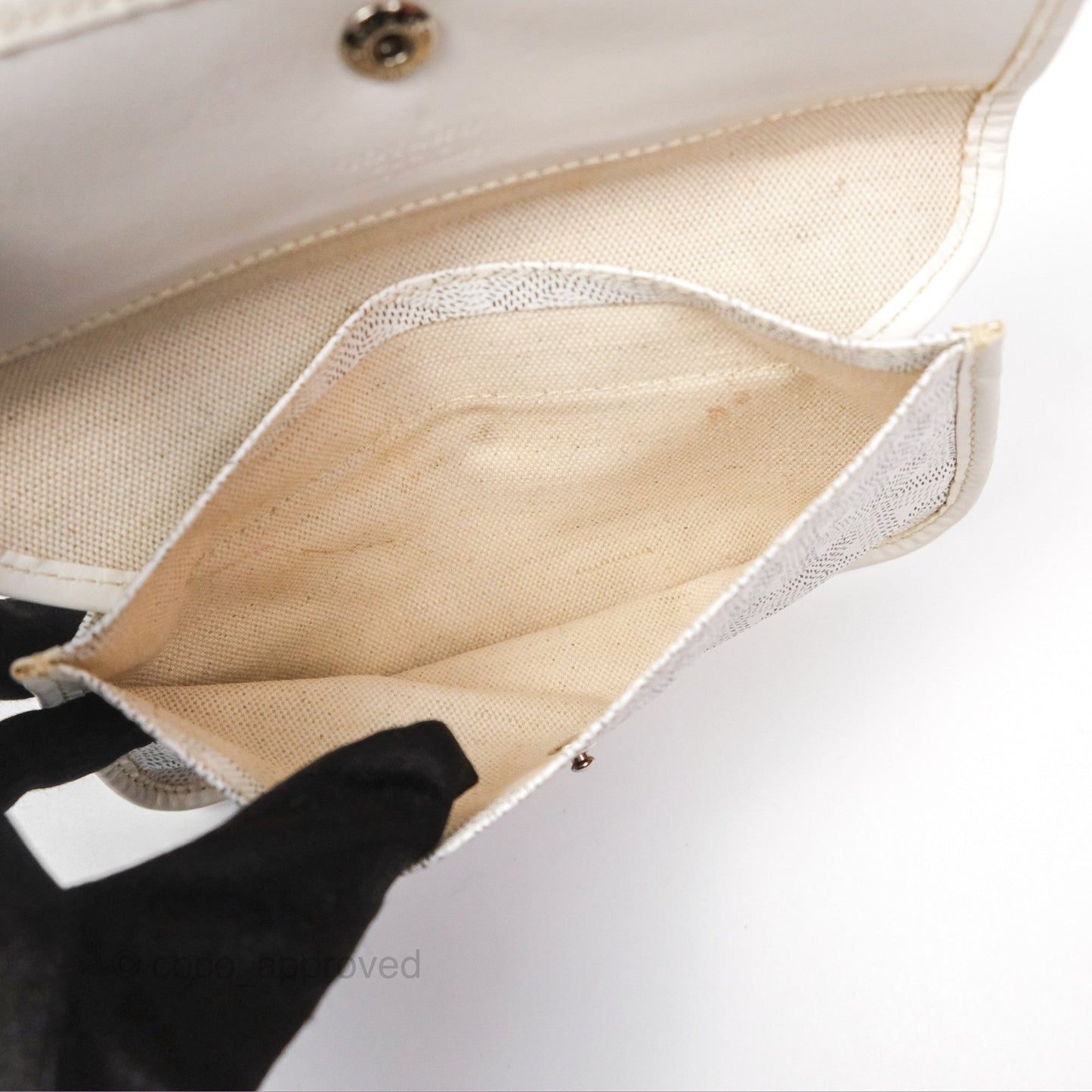 Goyard St Louis Tote PM ⁣⁣⁣⁣⁣⁣⁣⁣⁣⁣⁣⁣⁣⁣⁣⁣⁣⁣⁣⁣White Goyardine Canvas
