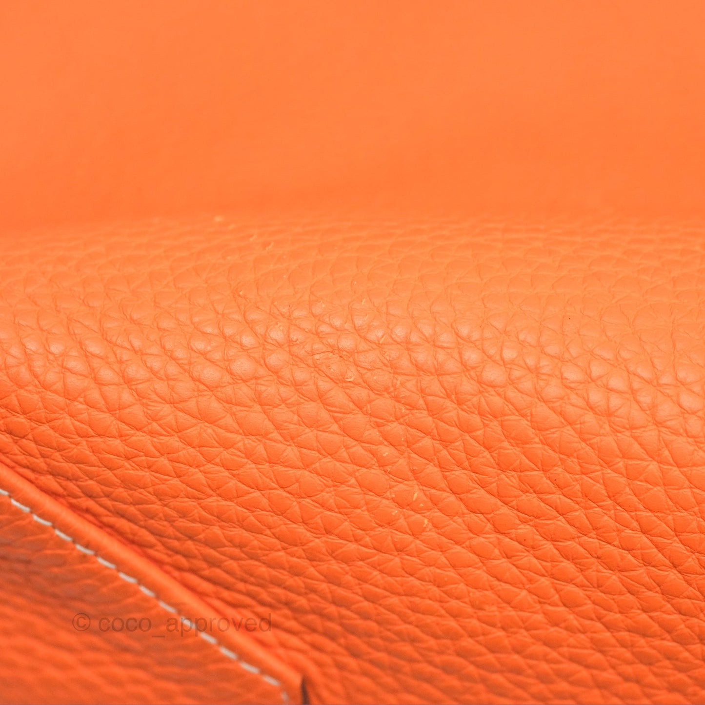 Hermès Double Sens Tote 36 Gold/ Orange Clemence