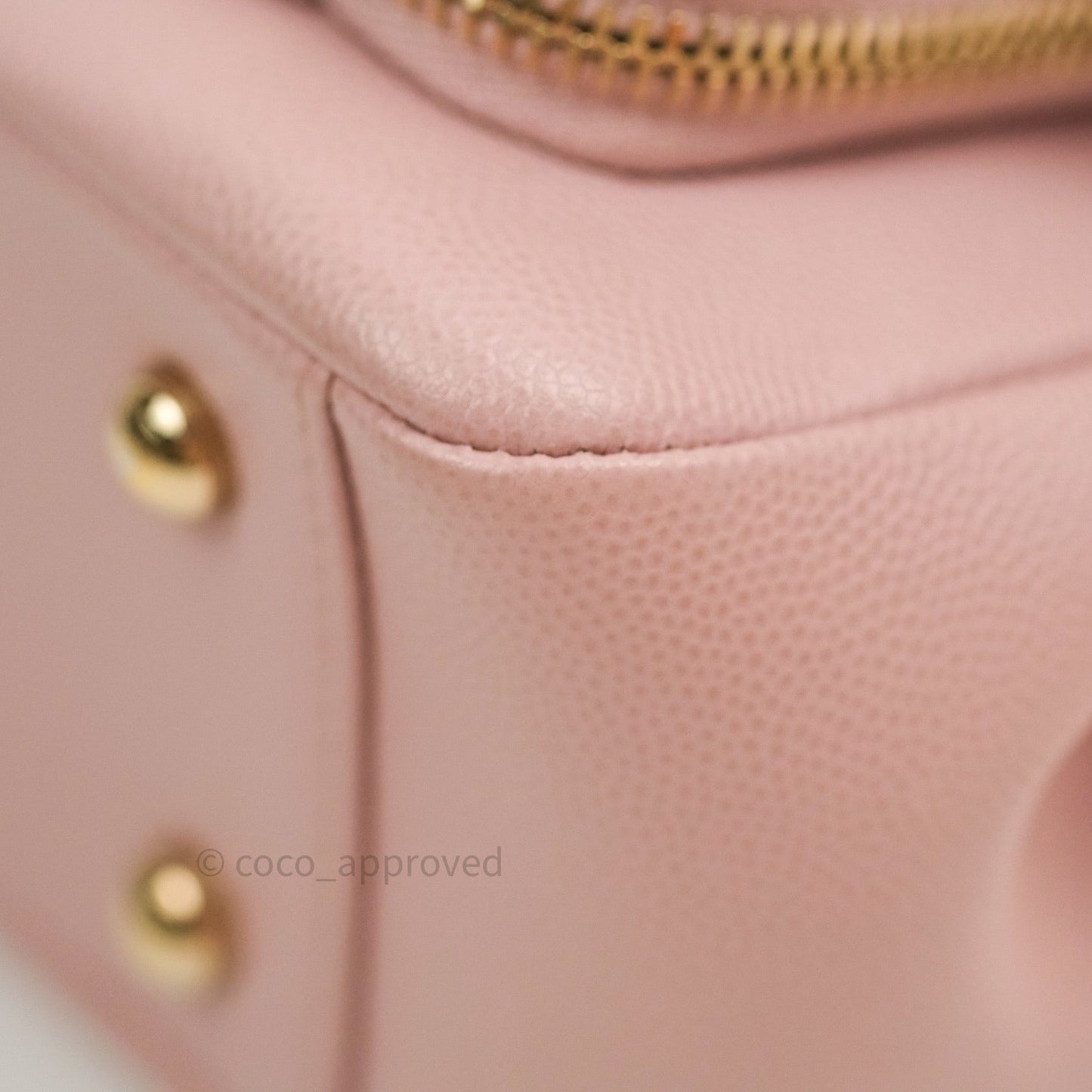 Chanel Quilted Medium Business Affinity Flap Light Pink Light Gold Hardware