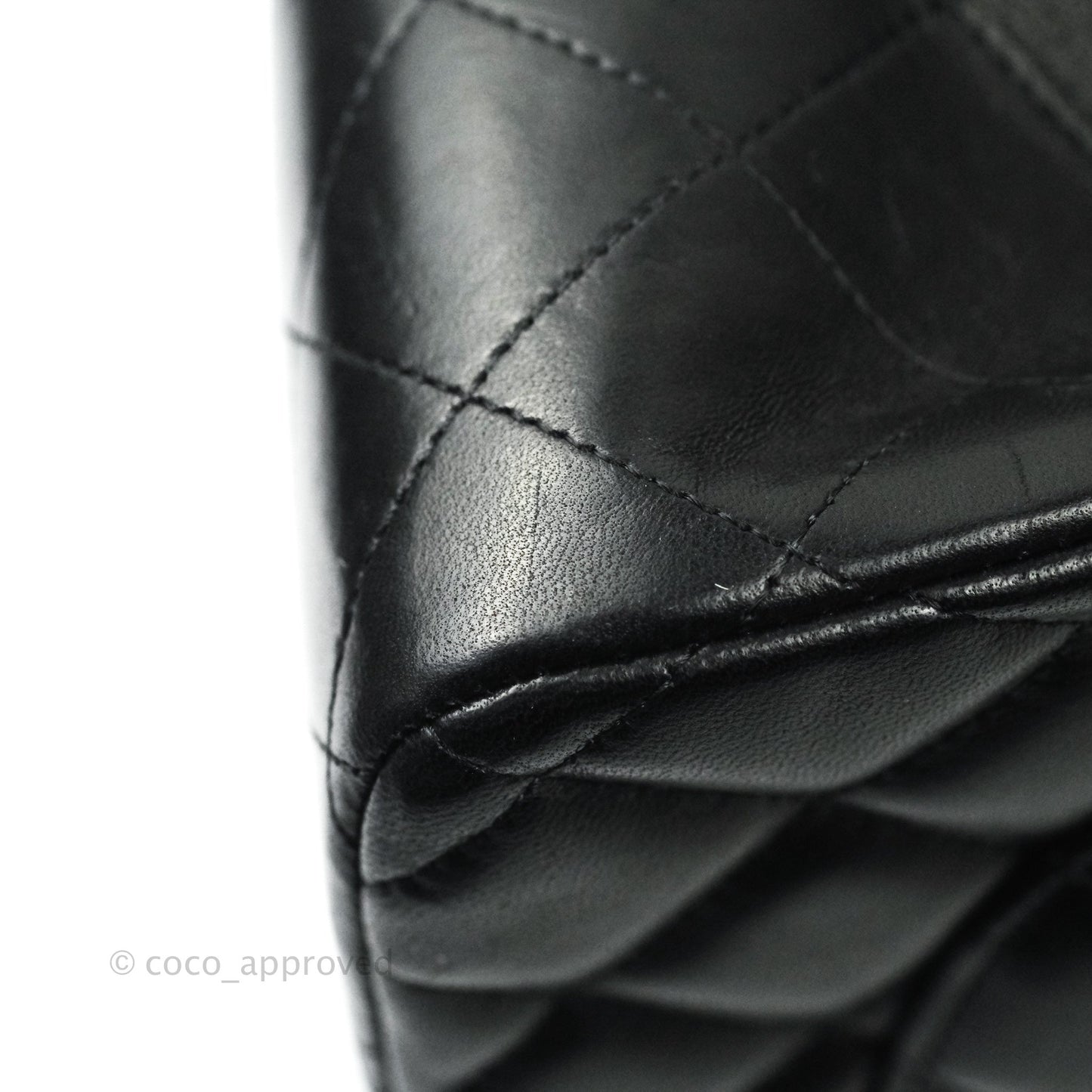 Chanel Jumbo Double Flap Black Lambskin Silver Hardware⁣⁣