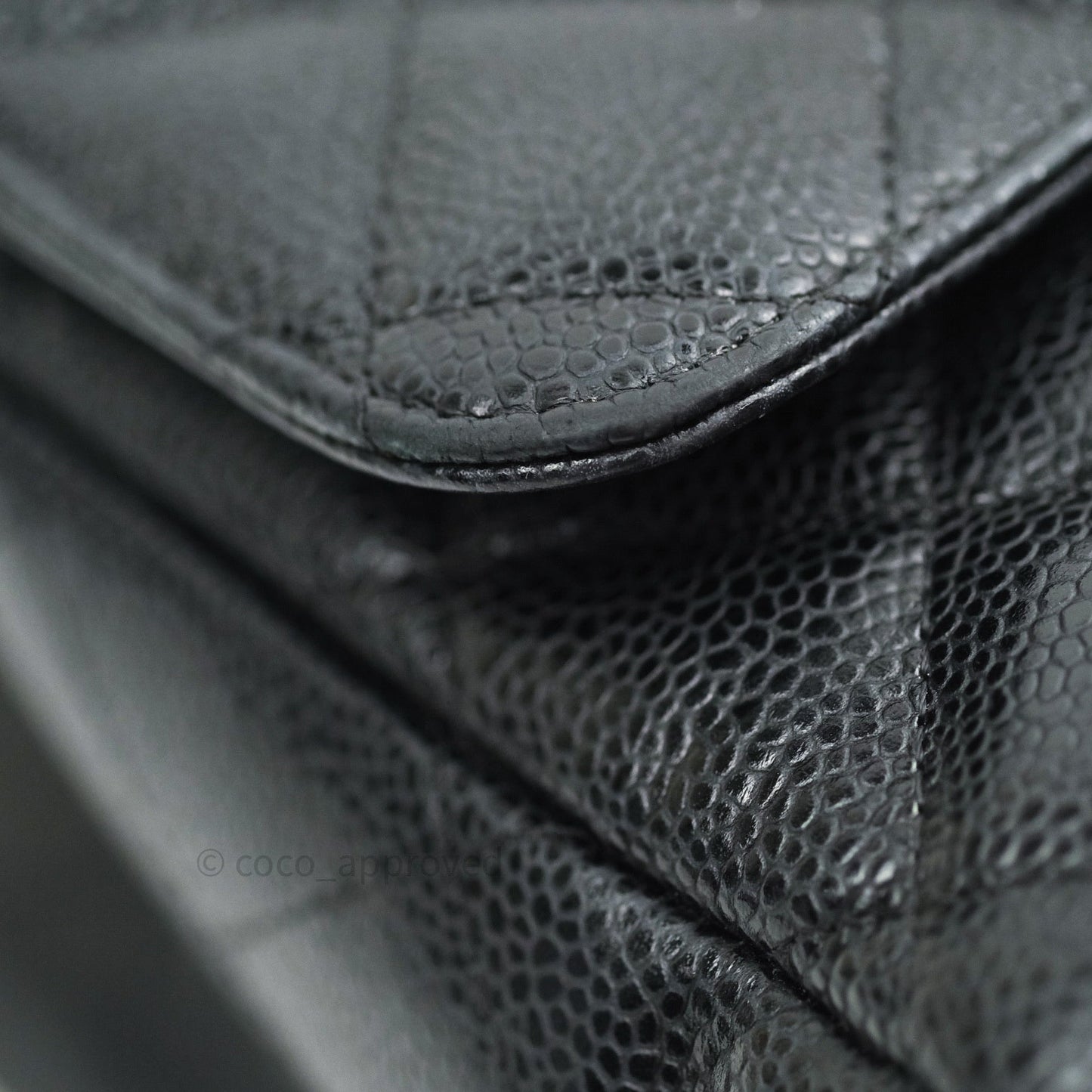 Chanel Classic Double Flap Maxi Black Caviar Gold Hardware