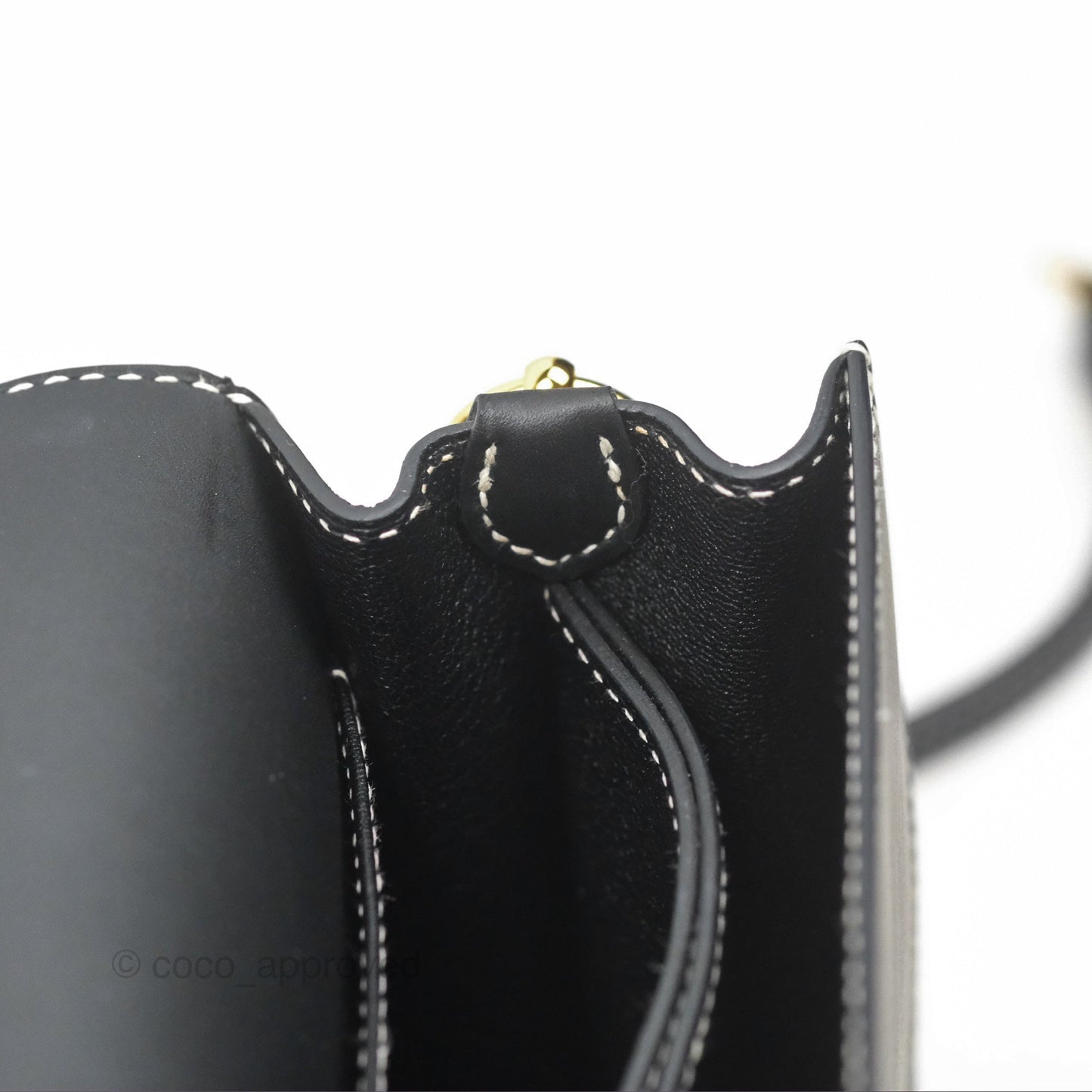 Hermès Roulis 23 Noir 89 Sombrero Gold Hardware