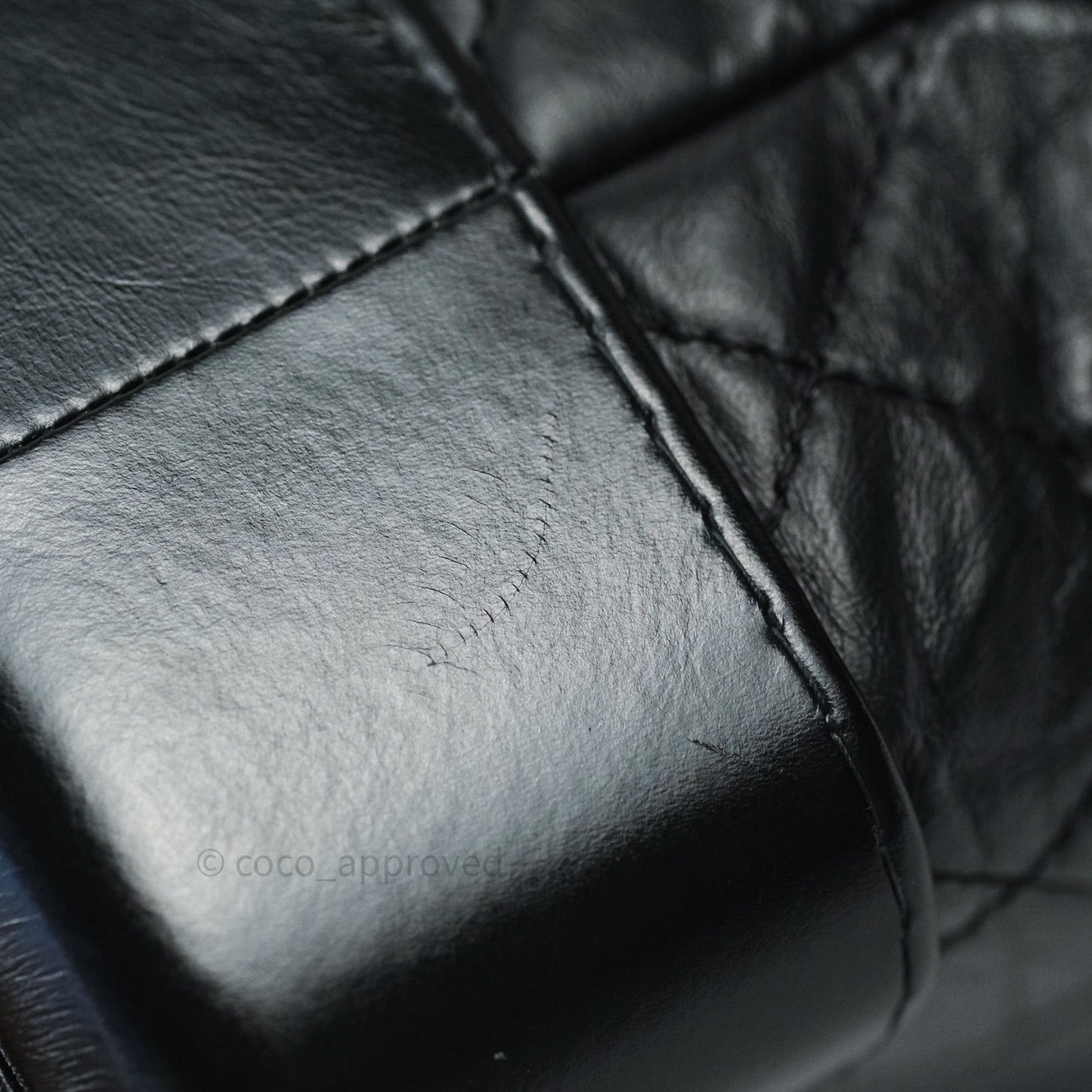 Chanel Gabrielle Backpack Black Aged Calfskin Medium Black