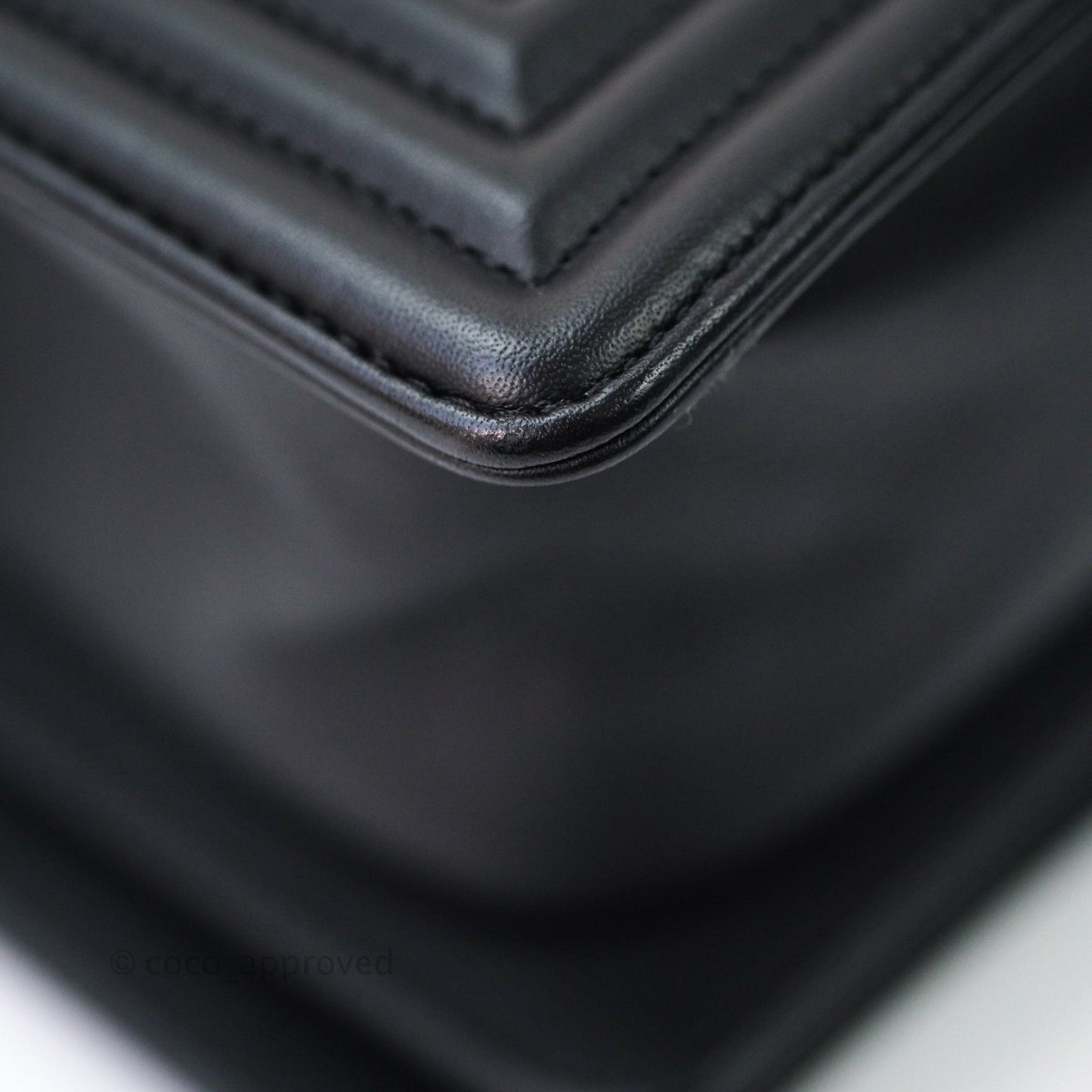 Chanel Quilted Medium Calfskin Boy Flap So Black Hardware