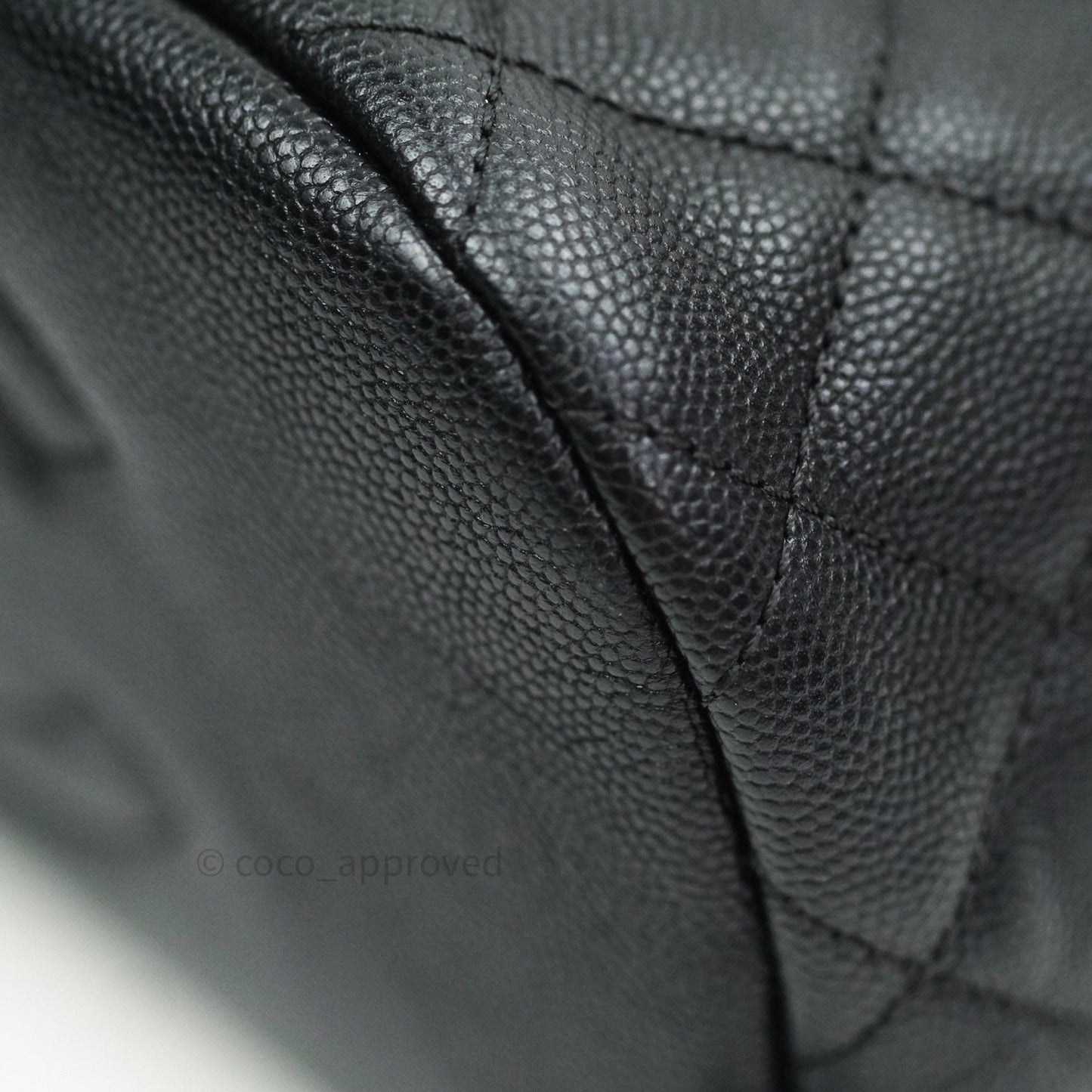 Chanel Quilted Filigree Backpack Black Caviar