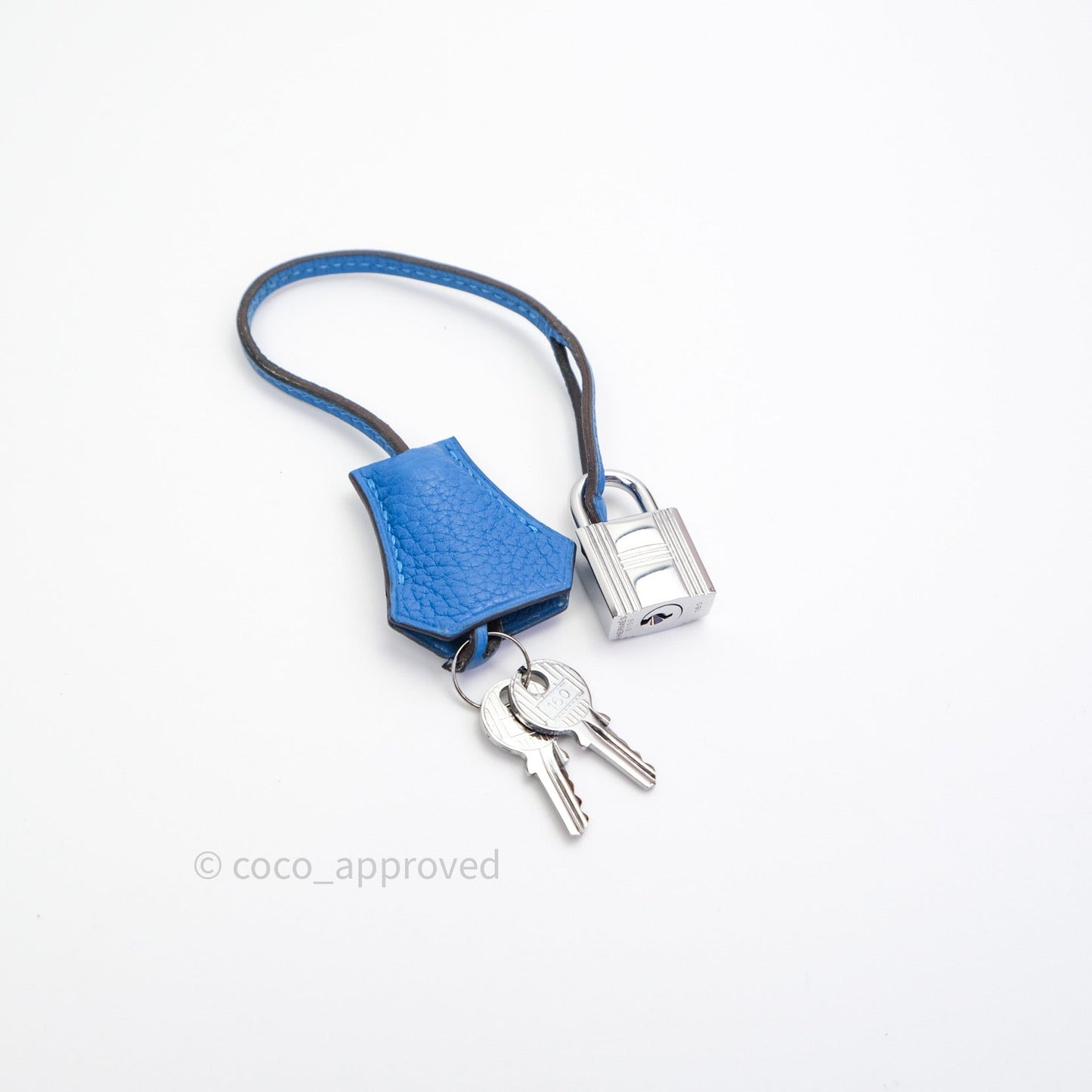 Hermès Kelly Retourne 32 Blue Mykonos Togo Palladium Hardware