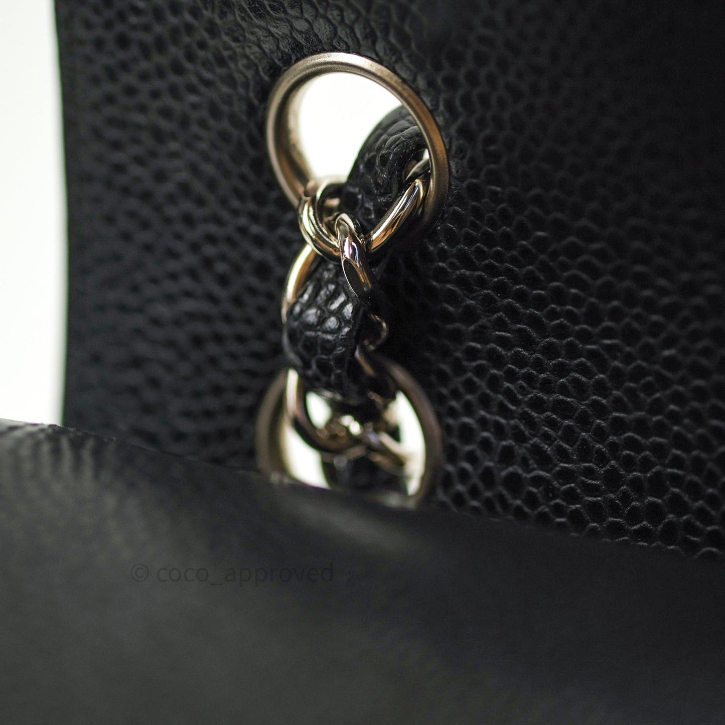 Chanel Quilted S/M Small Classic Flap Black Caviar Silver Hardware