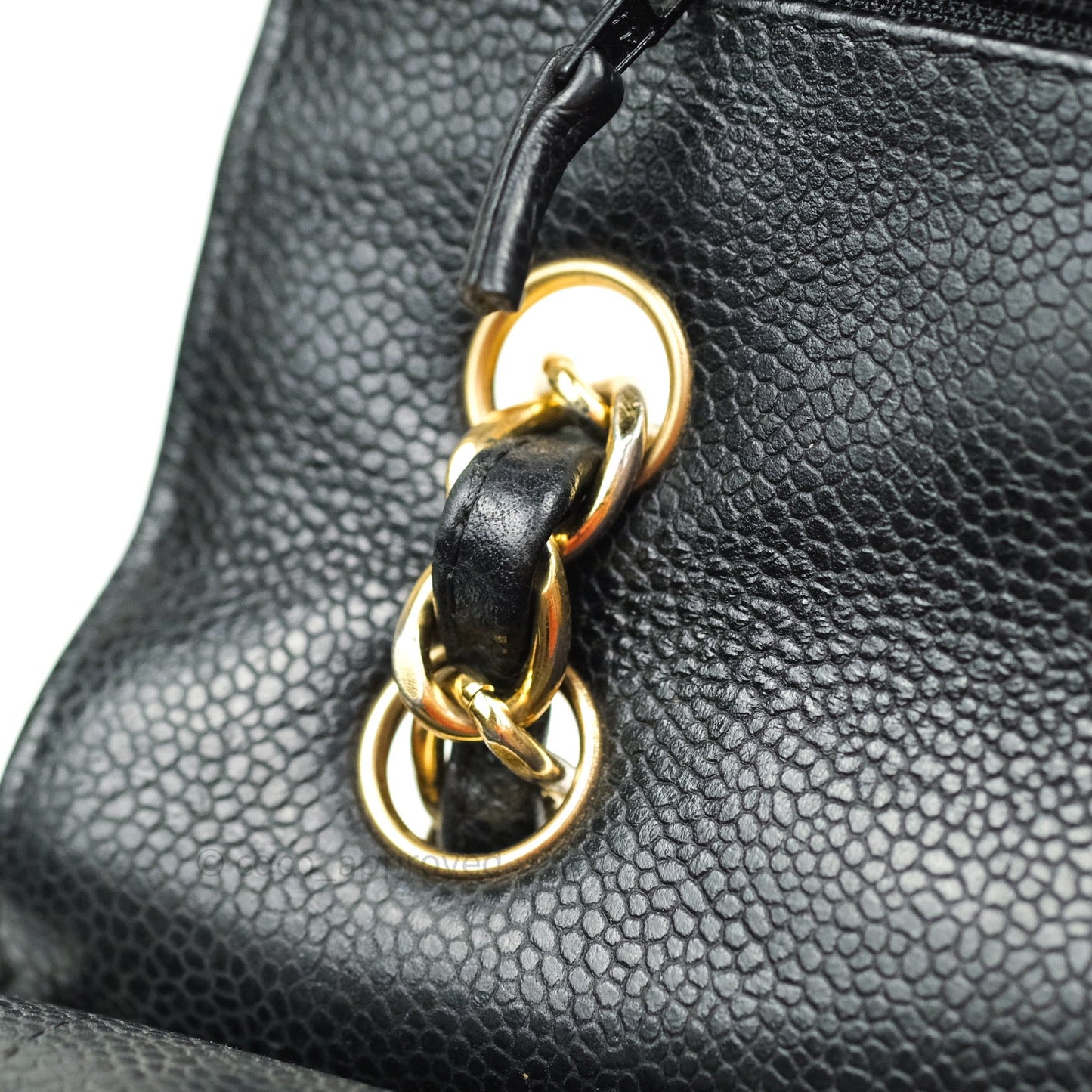 Chanel Jumbo Double Flap Black Caviar Gold Hardware⁣⁣
