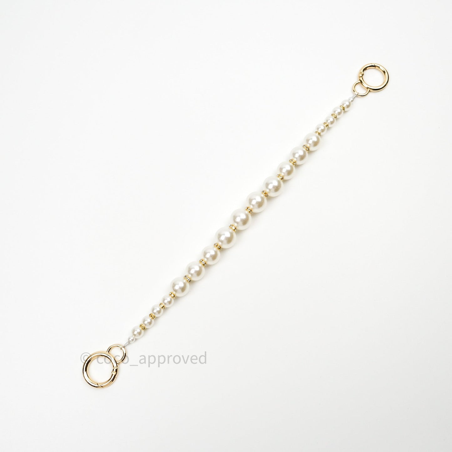 Pearl Chain with Rhinestones