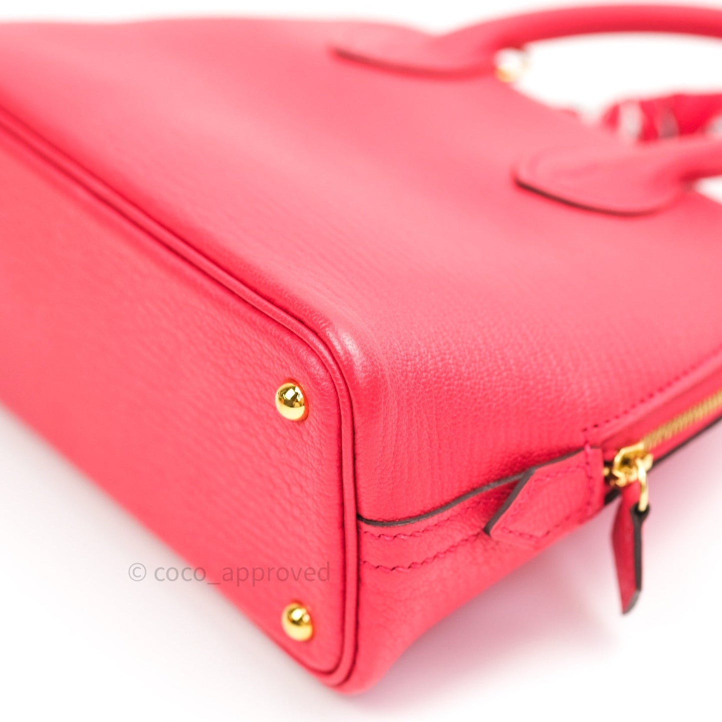 Hermès Bolide Mini 1923 Chevre Mysore Bougainvillier