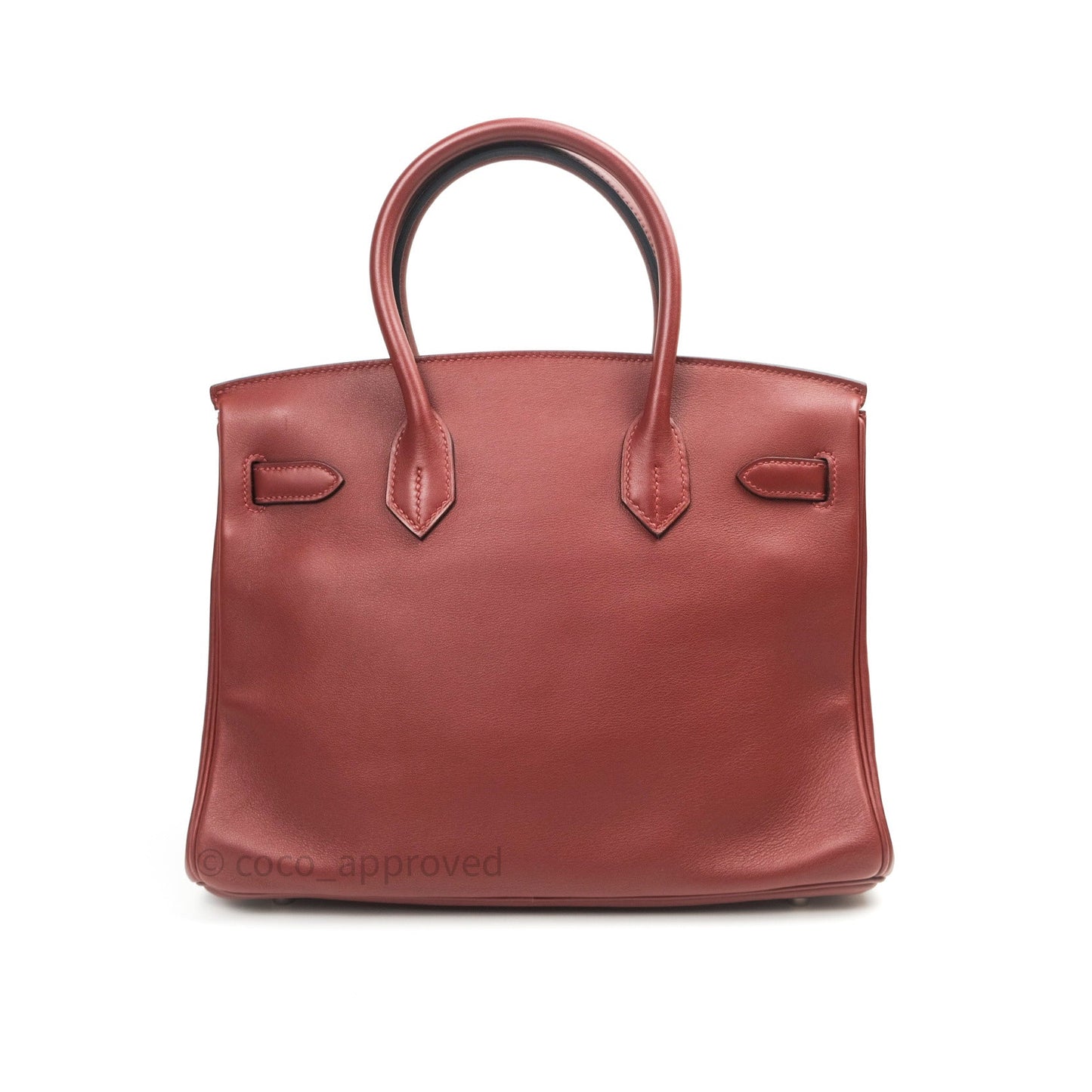 Hermès Birkin 30 Rouge H Swift Palladium Hardware
