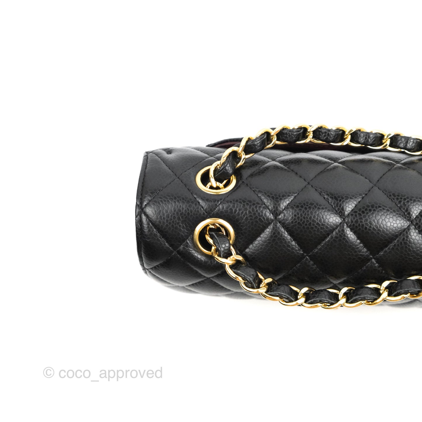 Chanel Quilted Small Classic Flap Black Caviar Gold Hardware