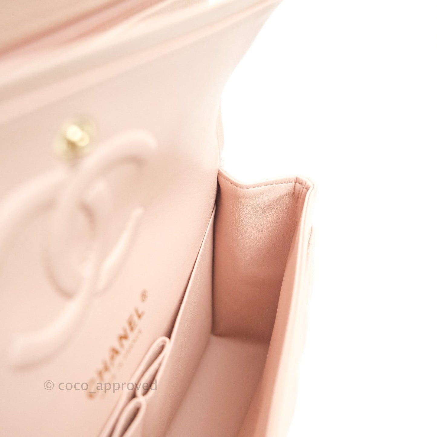 Chanel Classic Small S/M Flap Pink Caviar Gold Hardware