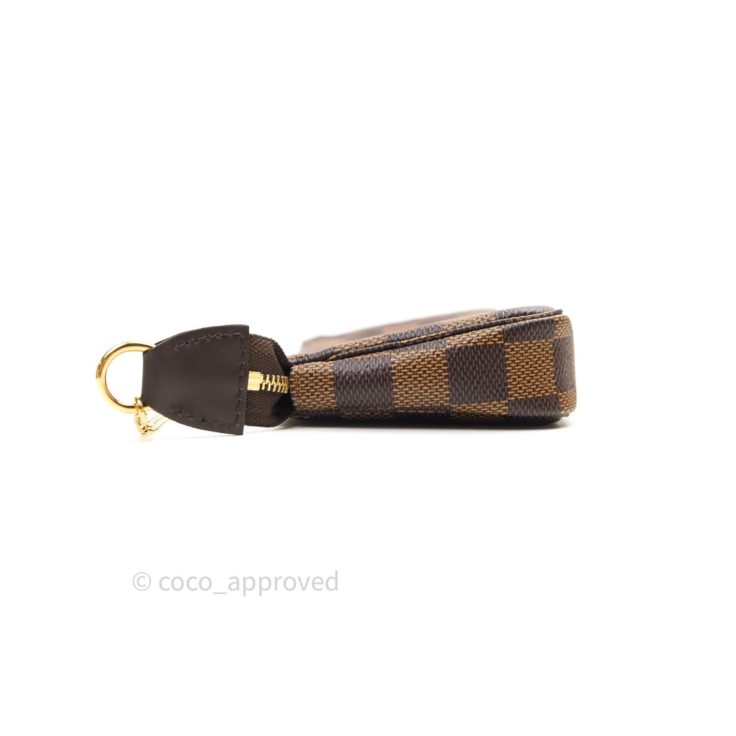 Louis Vuitton Mini Pochette Accessories Damier Ebene Canvas
