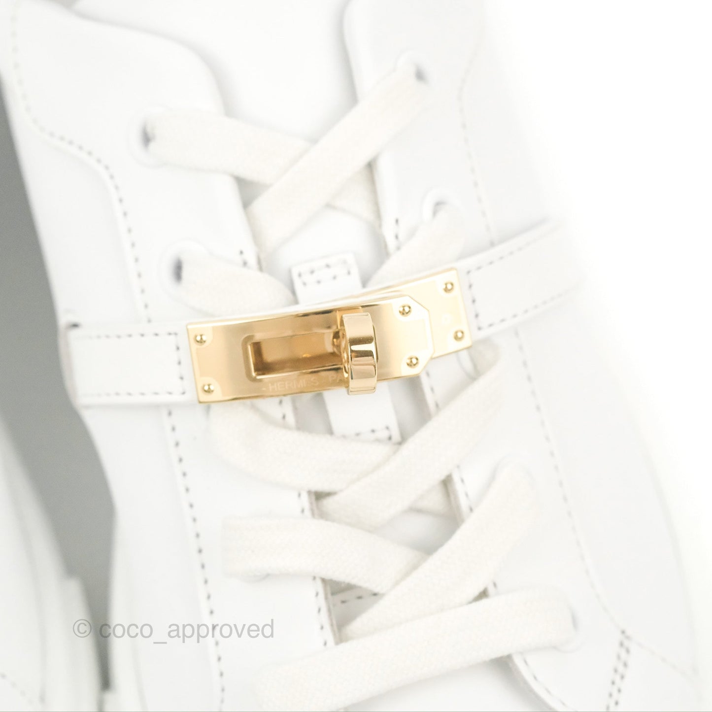 Hermès Day Sneakers White Size 38