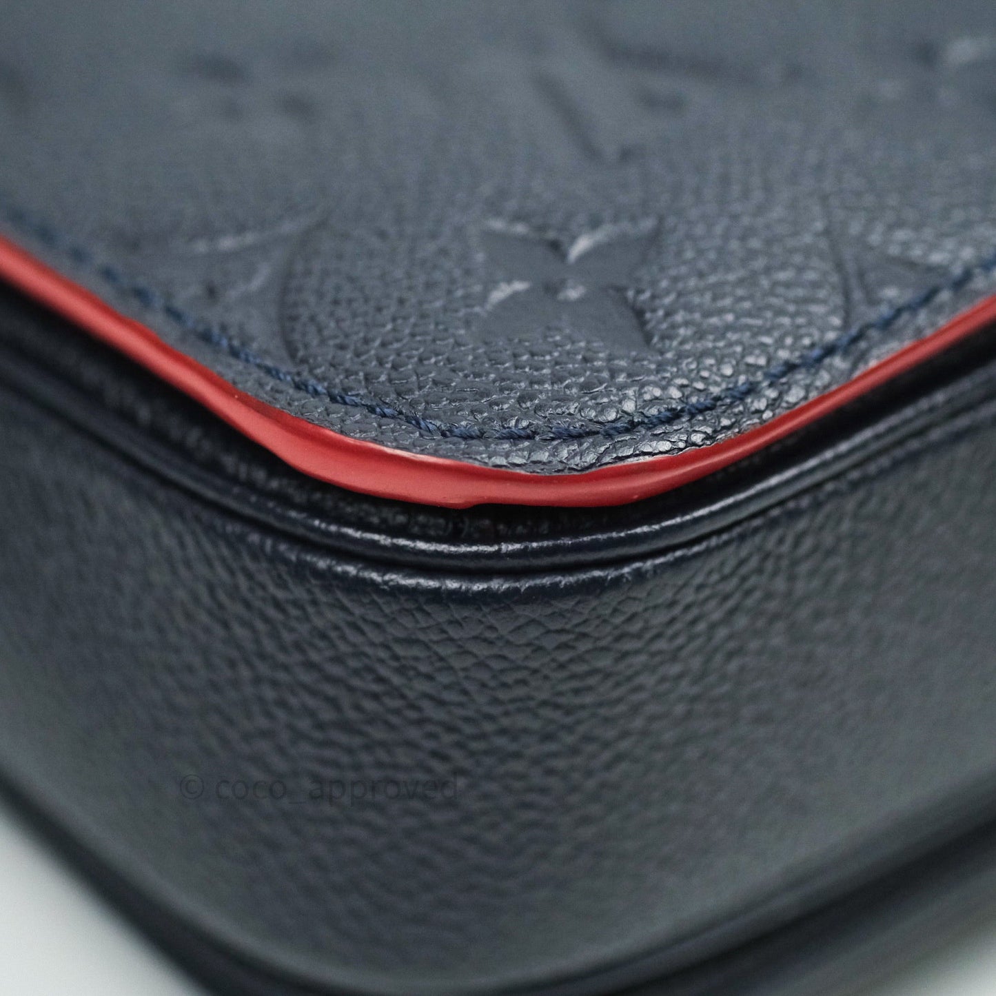 Louis Vuitton Empreinte Pochette Metis Marine Rouge