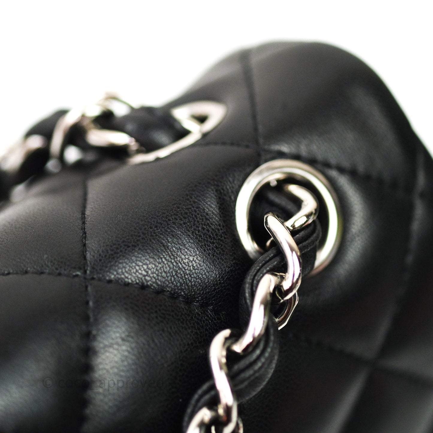 Chanel Jumbo Double Flap Black Lambskin Silver Hardware⁣⁣